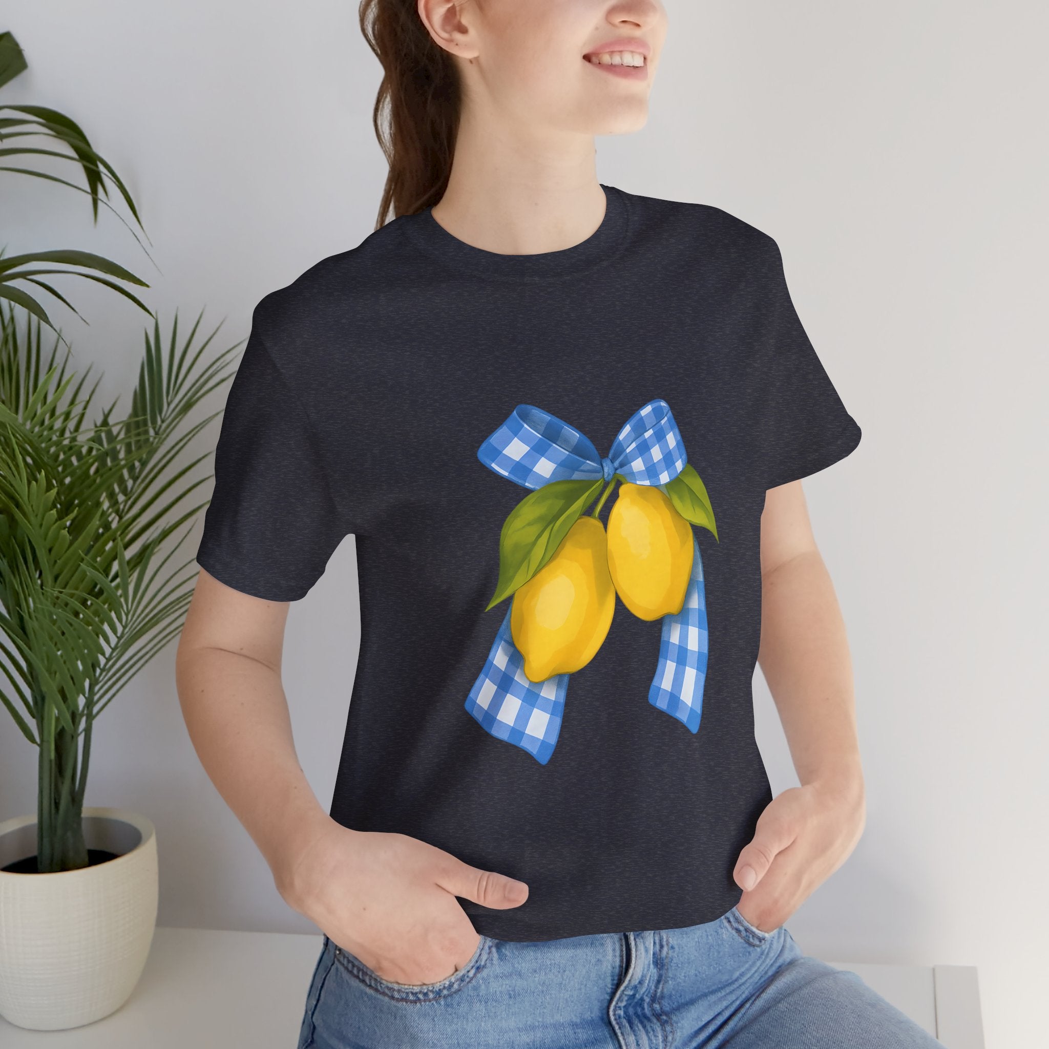 Lemon Blossom Unisex Tee - Summer Vibes, Farmhouse Style, Gifts for Her, Casual Wear, Garden Party Attire