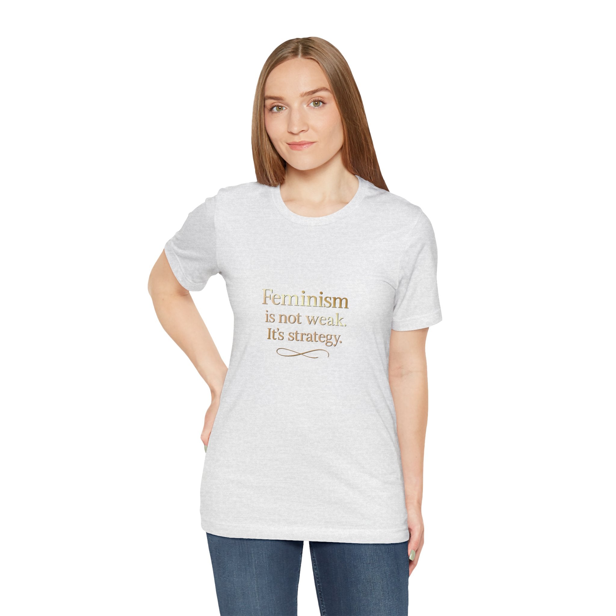Feminism Is Not Weak Tee Bold Feminist Statement Shirt