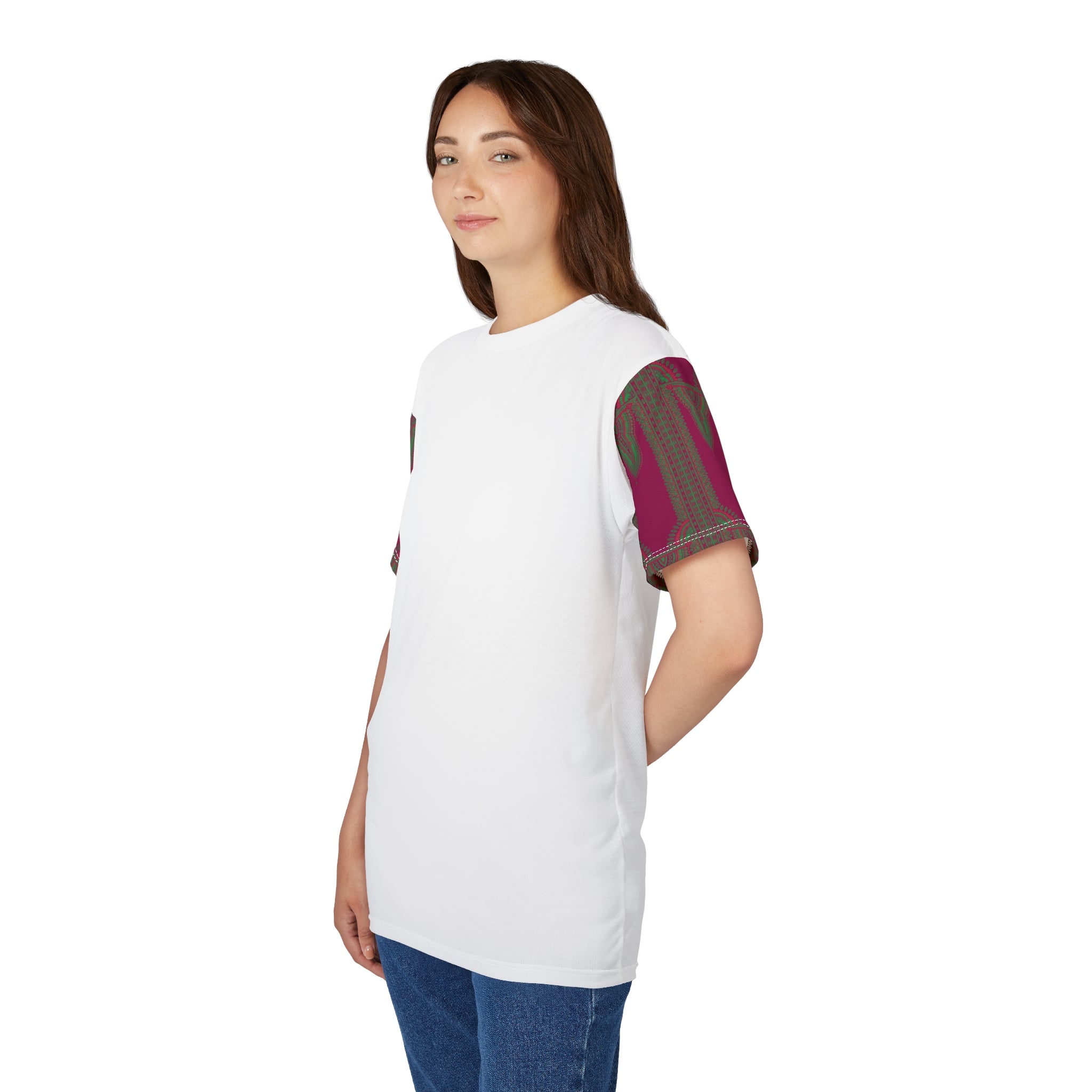 Ankara Sleeves Unisex Tee