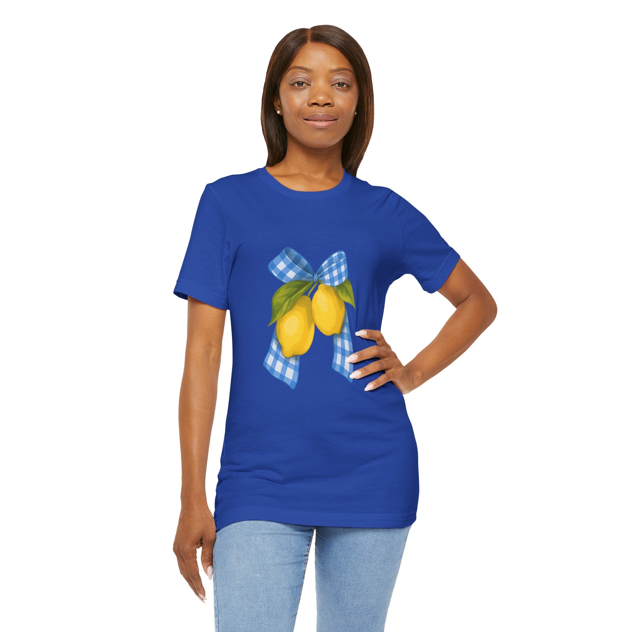 Lemon Blossom Unisex Tee - Summer Vibes, Farmhouse Style, Gifts for Her, Casual Wear, Garden Party Attire
