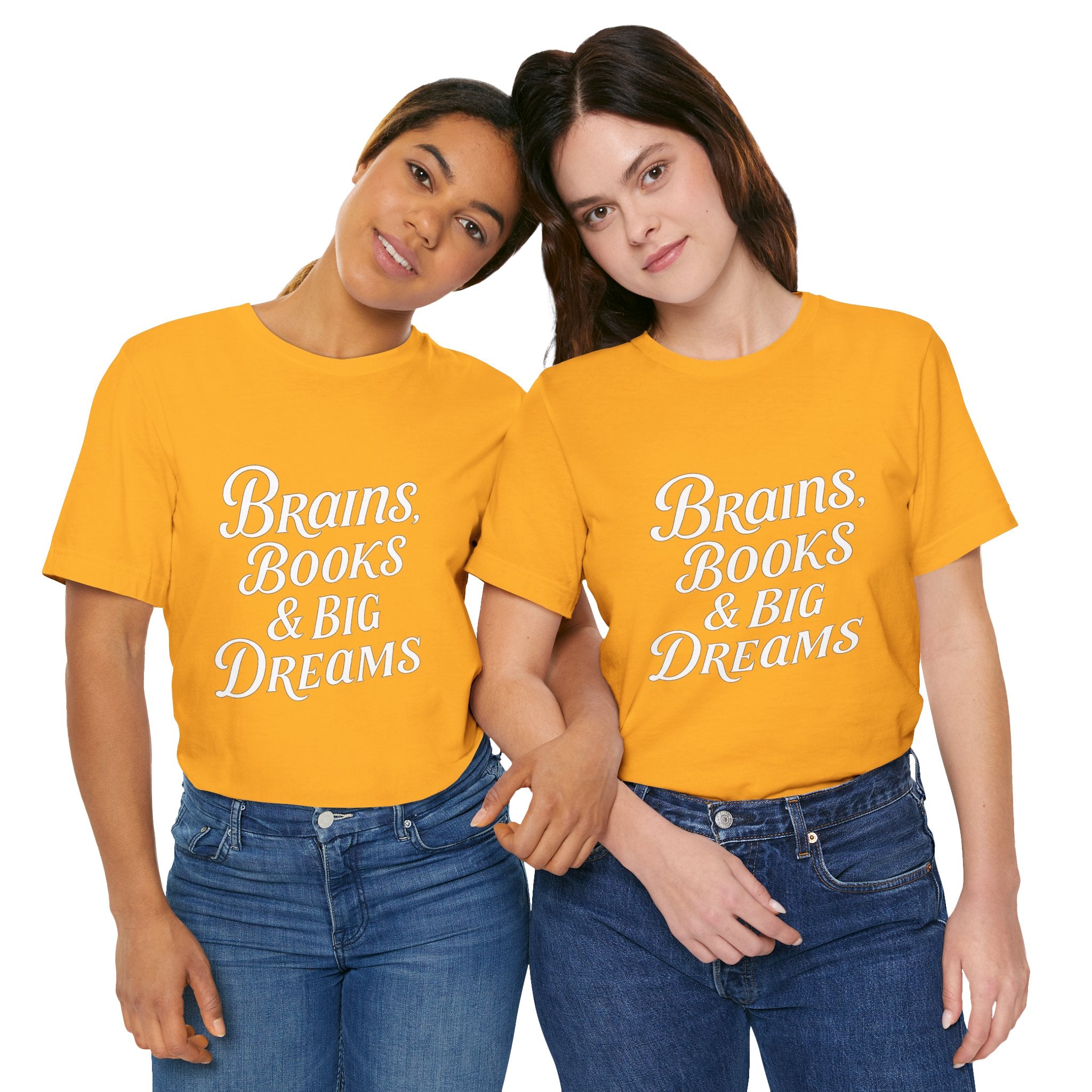 Brainiac Tee, Book Lover Shirt, Big Dreams T-Shirt, Unisex Graphic Top, Intellectual Clothing