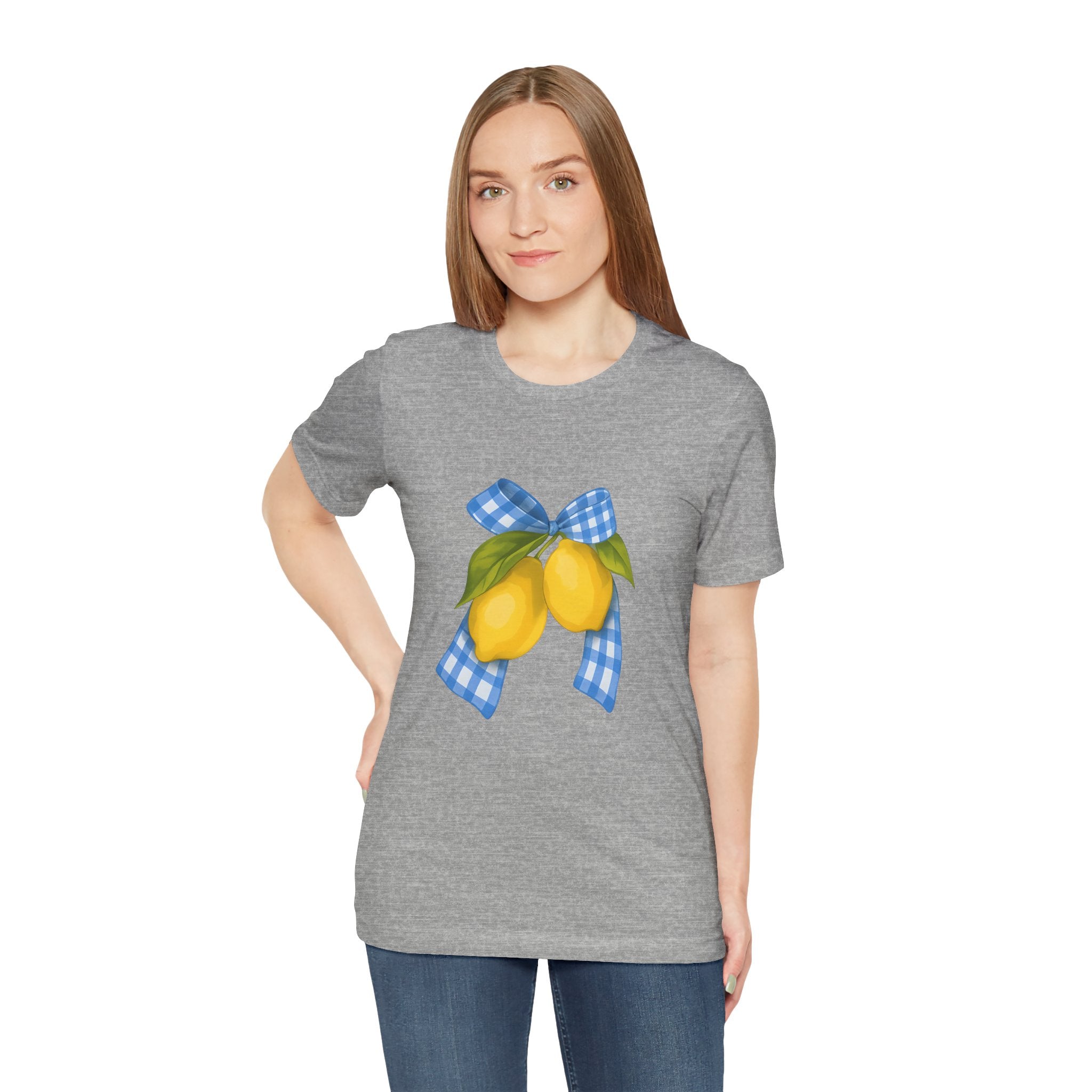 Lemon Blossom Unisex Tee - Summer Vibes, Farmhouse Style, Gifts for Her, Casual Wear, Garden Party Attire