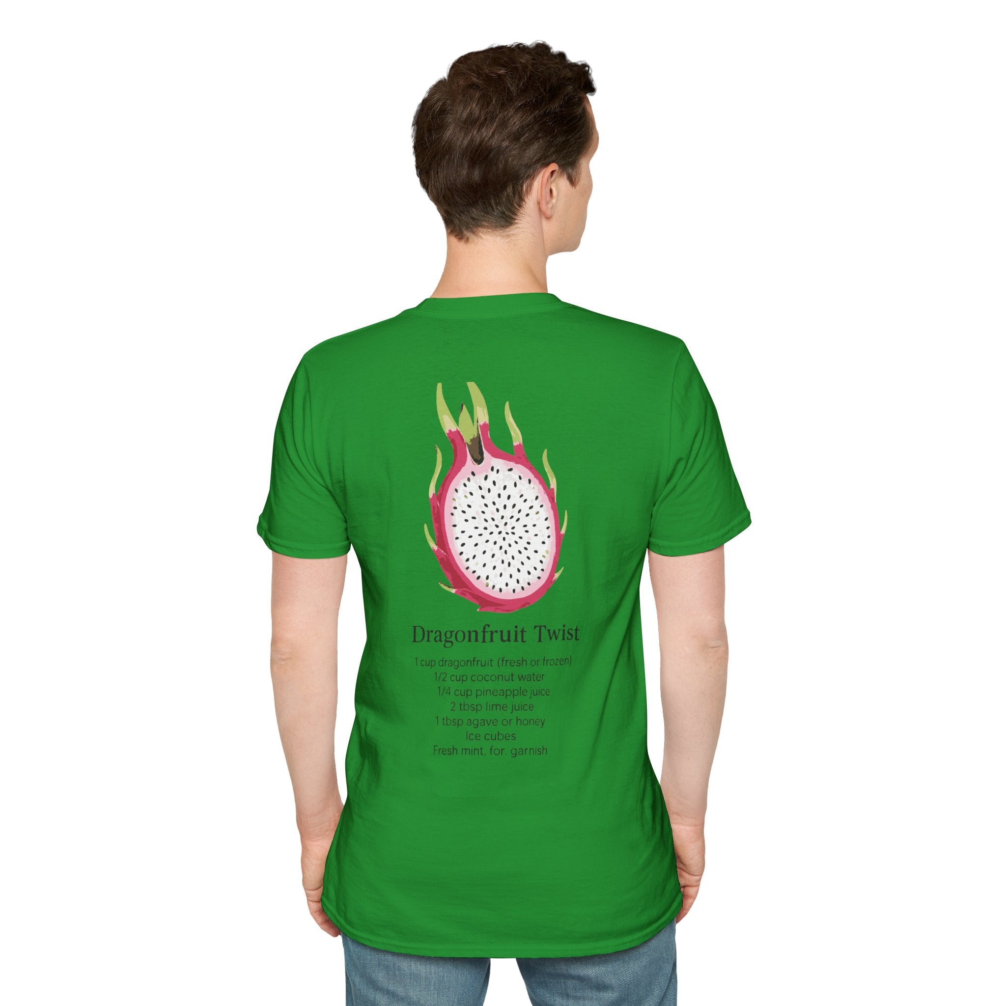 T-Shirt with Dragonfruit Design, Fun Summer Tee, Gift for Fruit Lovers, Cute Casual Wear, Vacation Outfit, Foodie Fashion