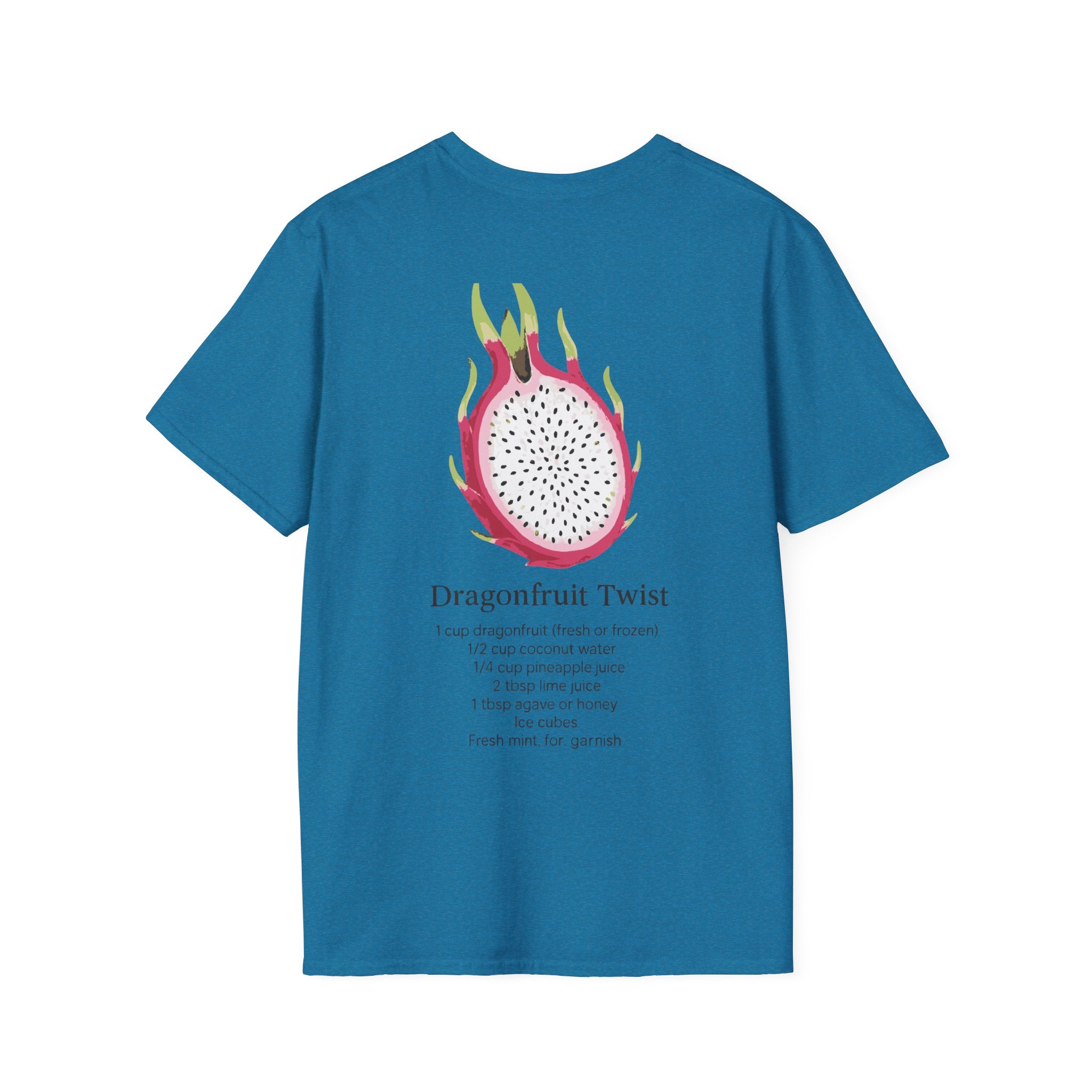 T-Shirt with Dragonfruit Design, Fun Summer Tee, Gift for Fruit Lovers, Cute Casual Wear, Vacation Outfit, Foodie Fashion
