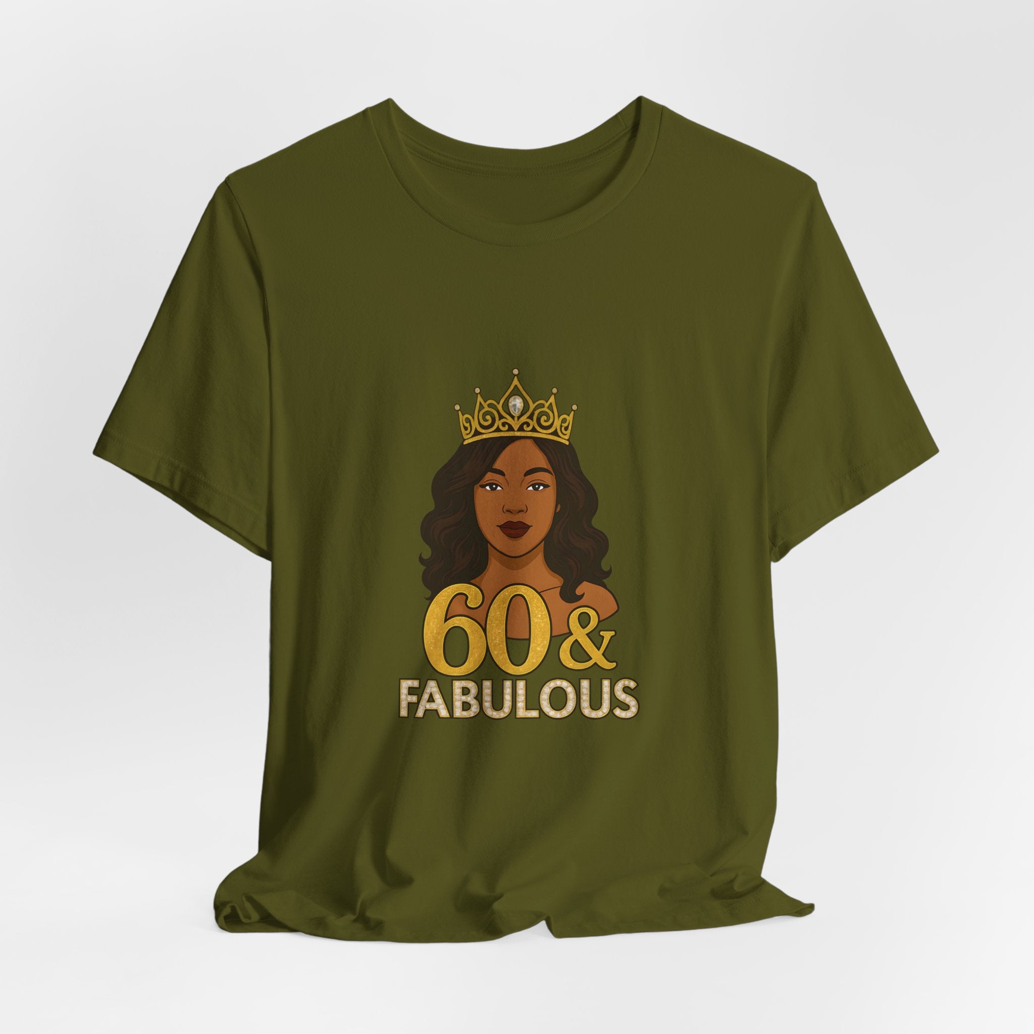 60 & Fabulous Unisex Tee, Birthday Gift Tee, Women's Celebration Shirt, Fun Milestone Birthday Apparel, Perfect for 60th Birthday Party