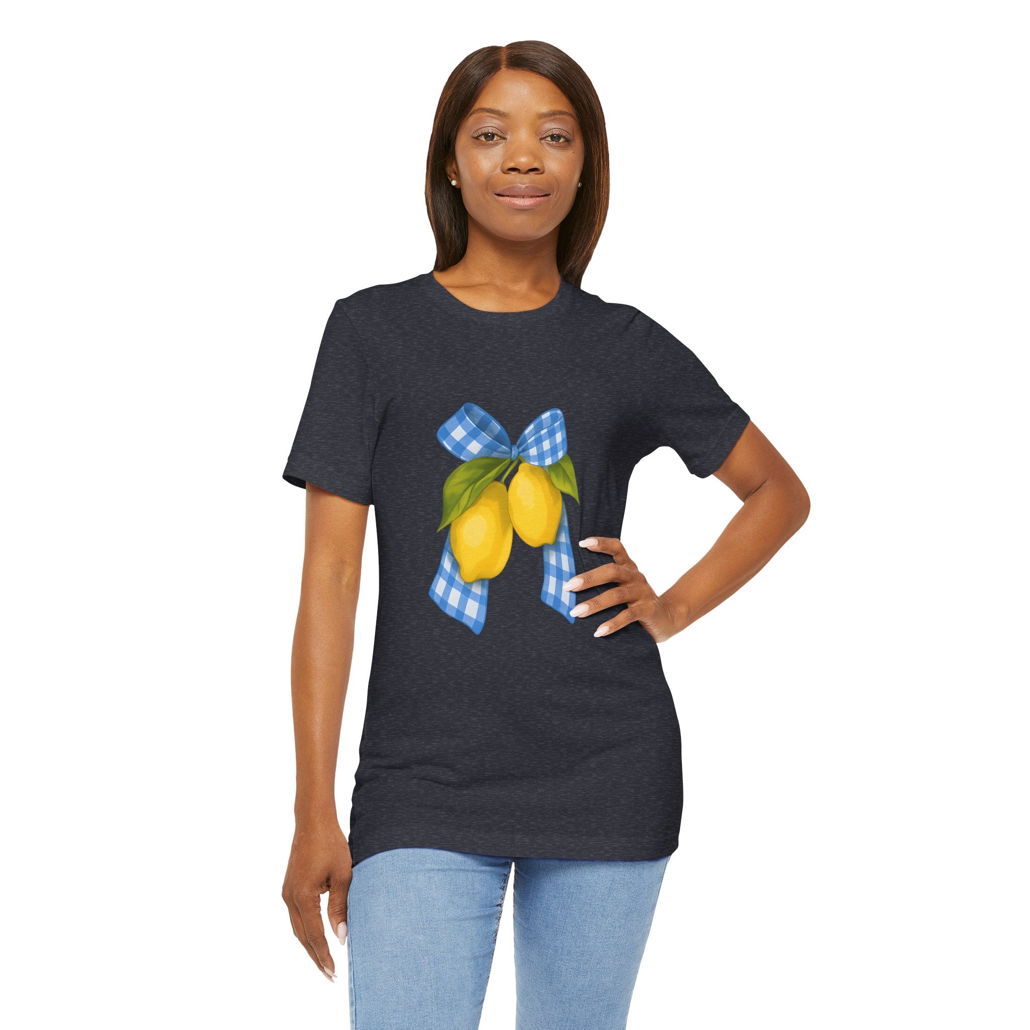 Lemon Blossom Unisex Tee - Summer Vibes, Farmhouse Style, Gifts for Her, Casual Wear, Garden Party Attire