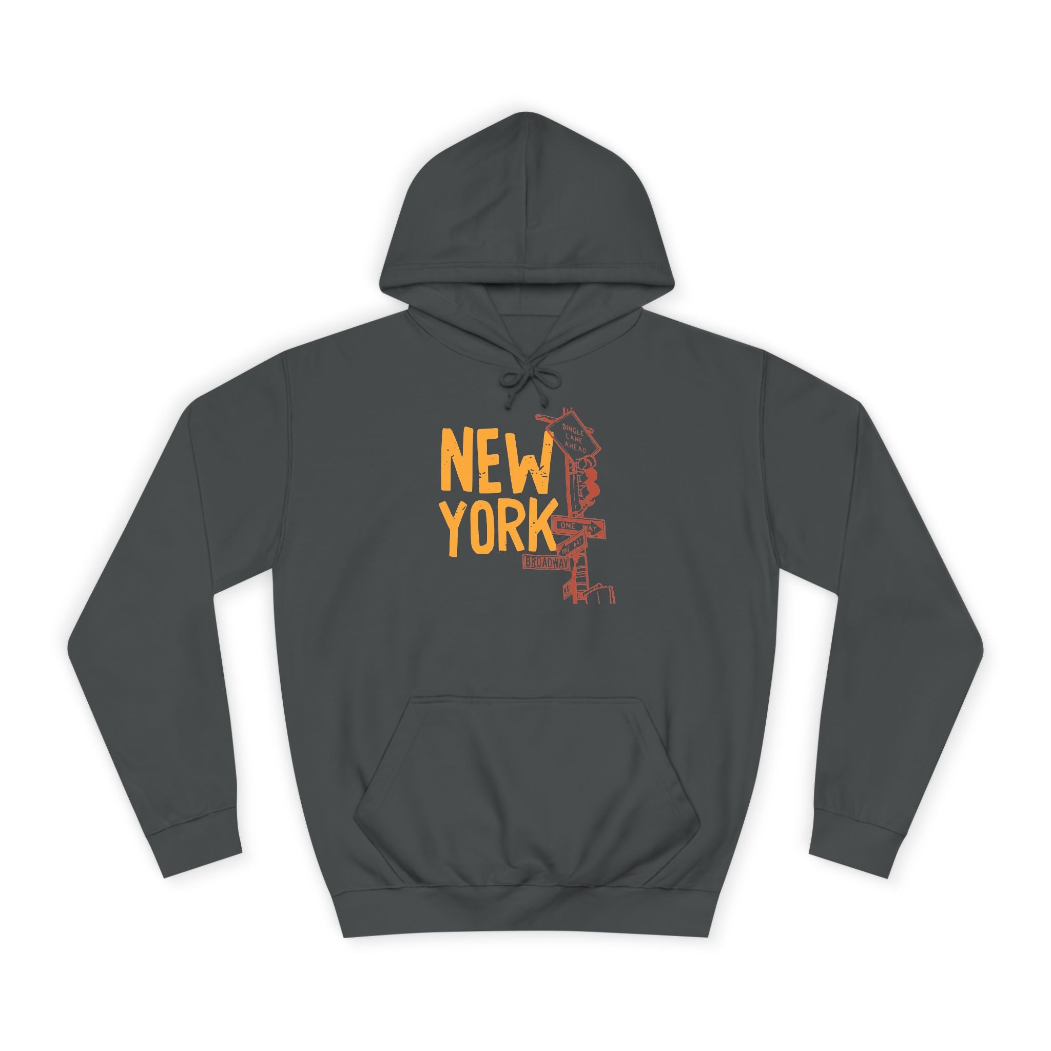 New York College Hoodie, Unisex Casual Sweatshirt, Urban Apparel, Gift for Students, Perfect for College Life, Travel Outfit