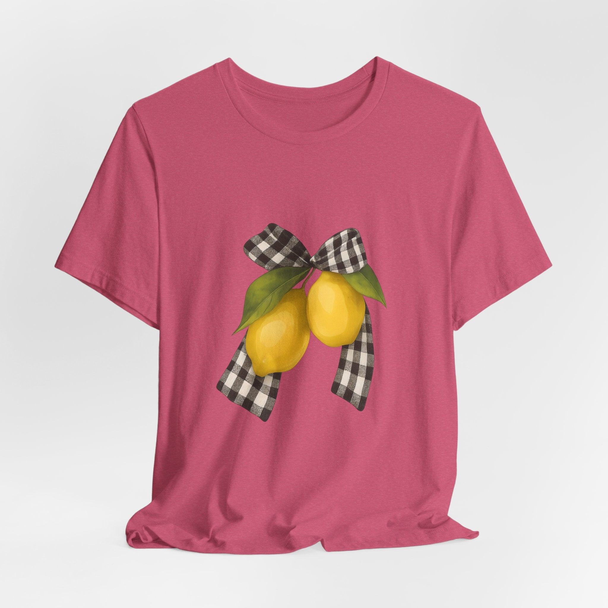 Lemon Print Unisex Tee - Perfect for Summer Parties, Gifts, Everyday wear, Festivals, and Home Decor