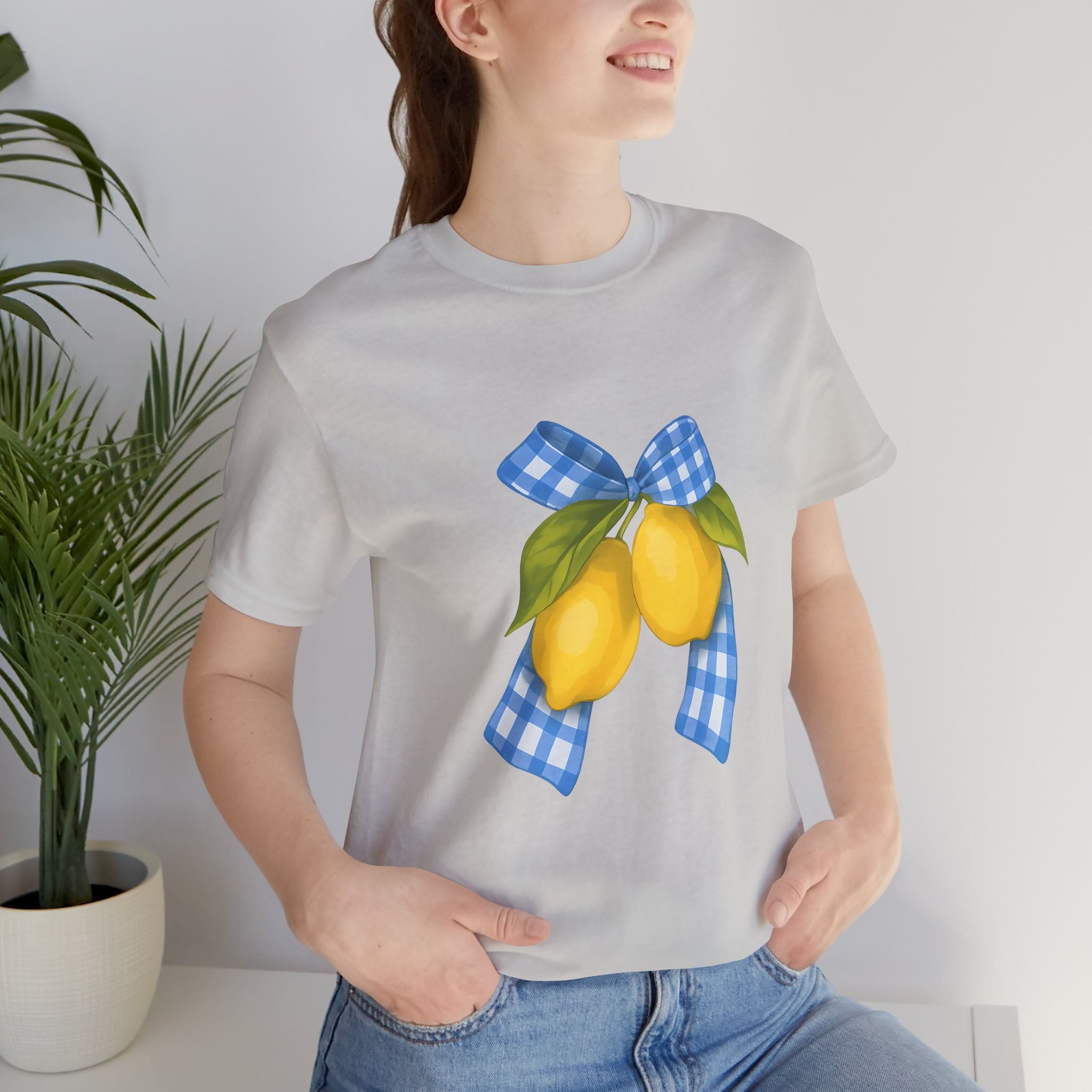 Lemon Blossom Unisex Tee - Summer Vibes, Farmhouse Style, Gifts for Her, Casual Wear, Garden Party Attire
