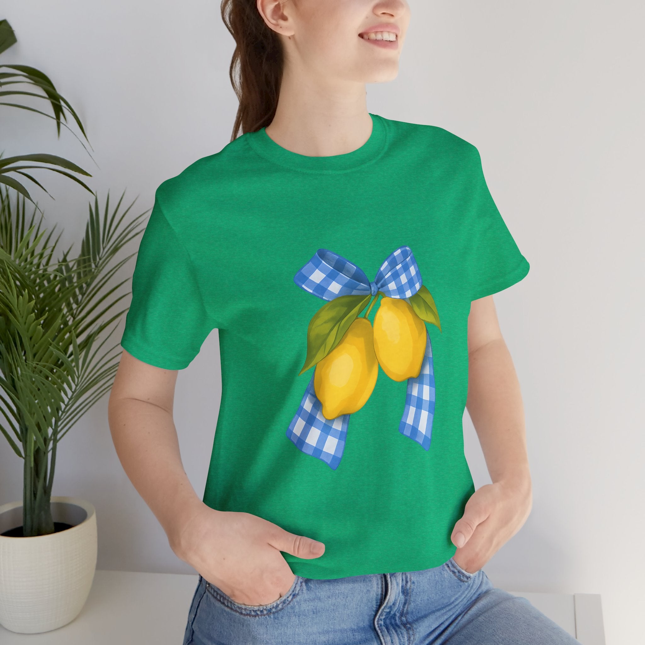 Lemon Blossom Unisex Tee - Summer Vibes, Farmhouse Style, Gifts for Her, Casual Wear, Garden Party Attire