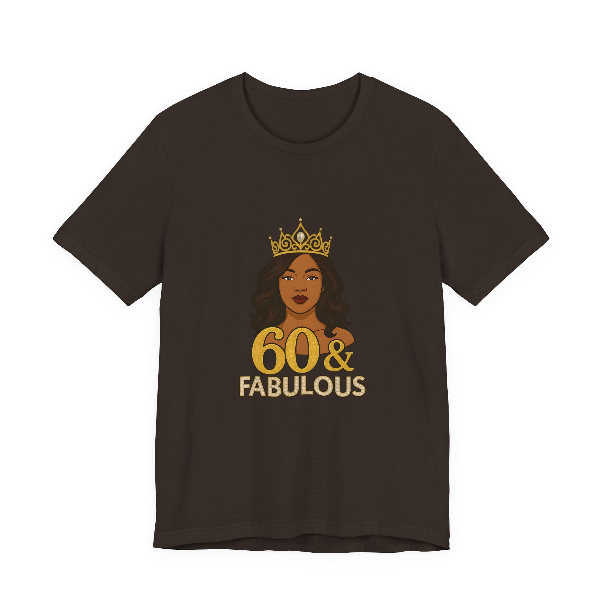 60 & Fabulous Unisex Tee, Birthday Gift Tee, Women's Celebration Shirt, Fun Milestone Birthday Apparel, Perfect for 60th Birthday Party