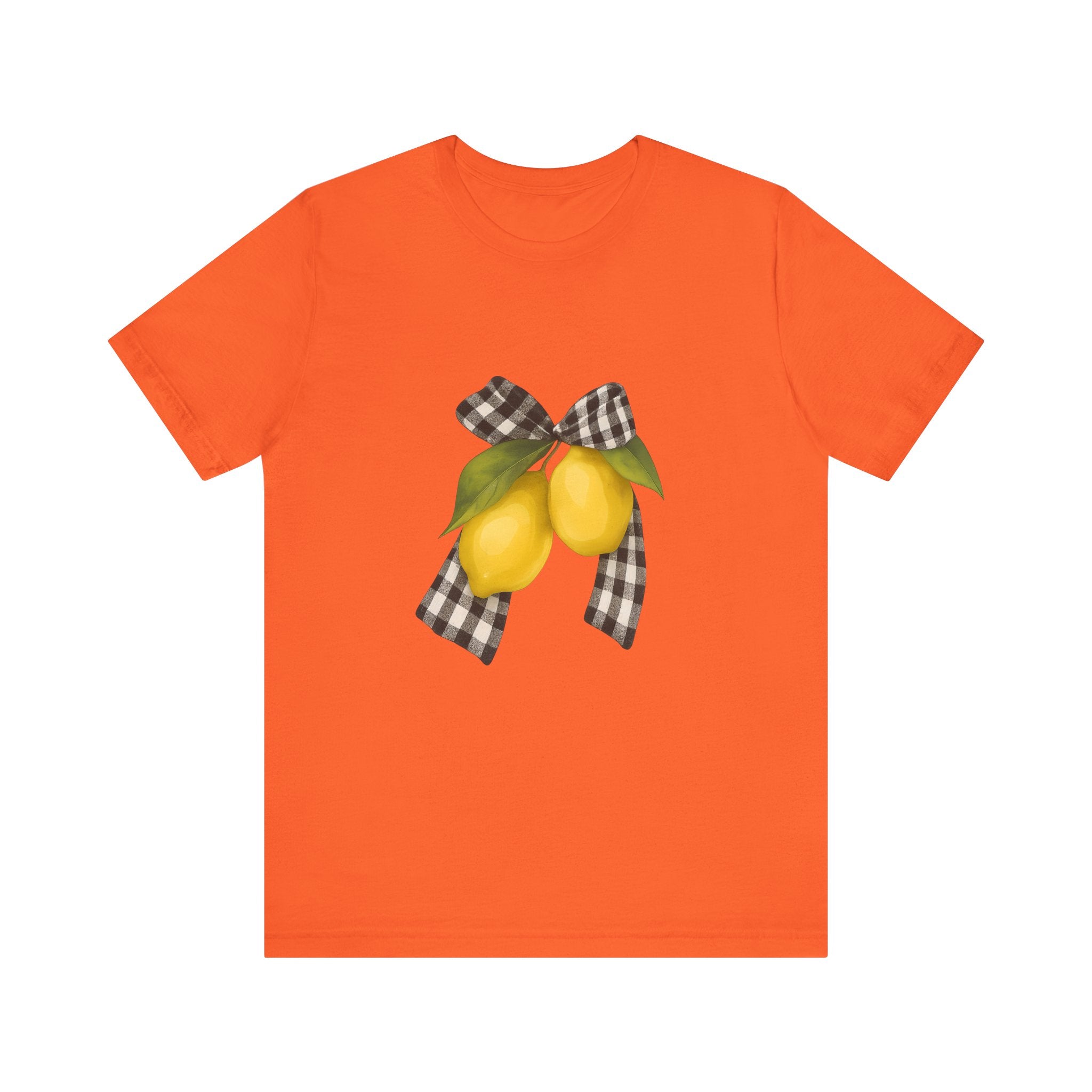 Lemon Print Unisex Tee - Perfect for Summer Parties, Gifts, Everyday wear, Festivals, and Home Decor