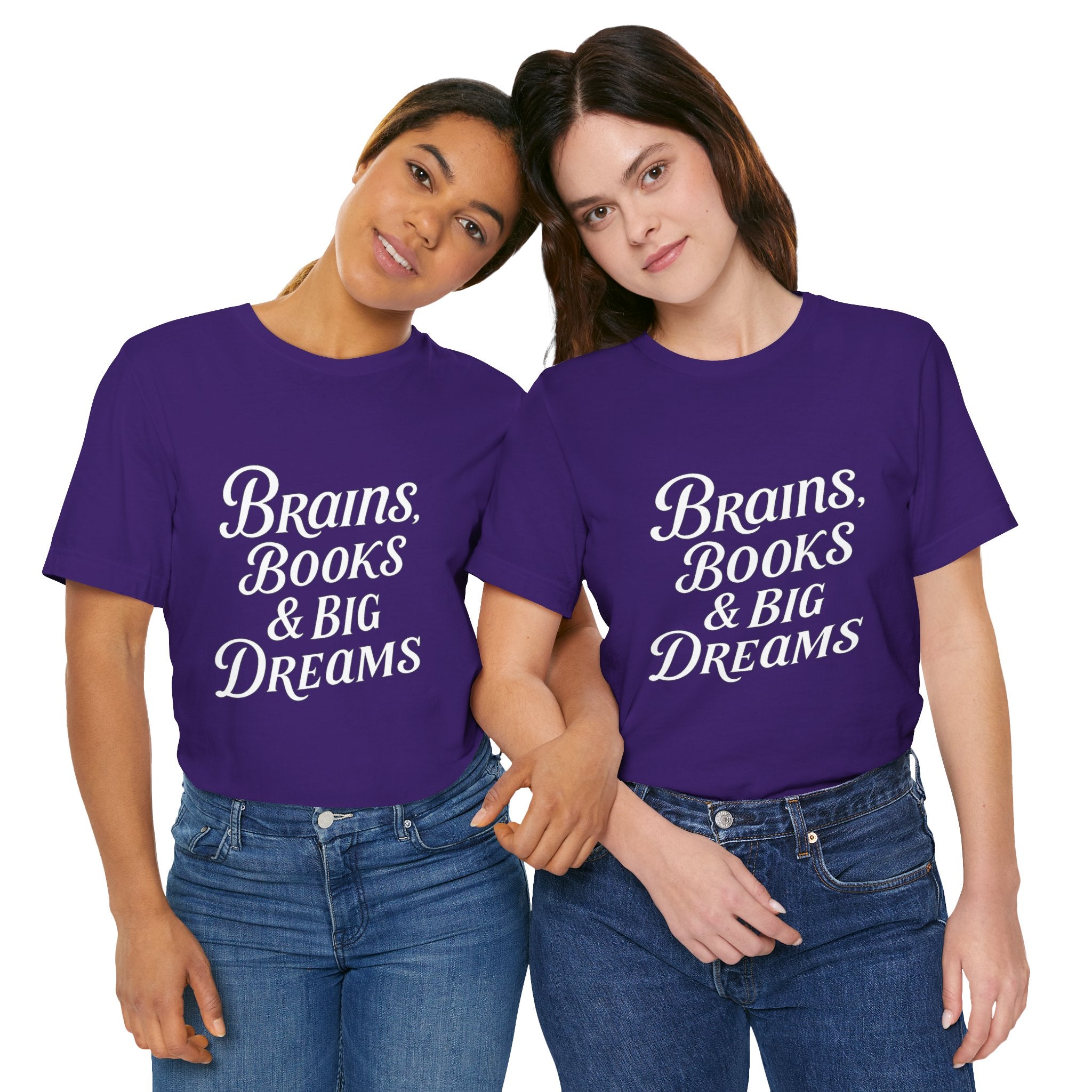 Brainiac Tee, Book Lover Shirt, Big Dreams T-Shirt, Unisex Graphic Top, Intellectual Clothing