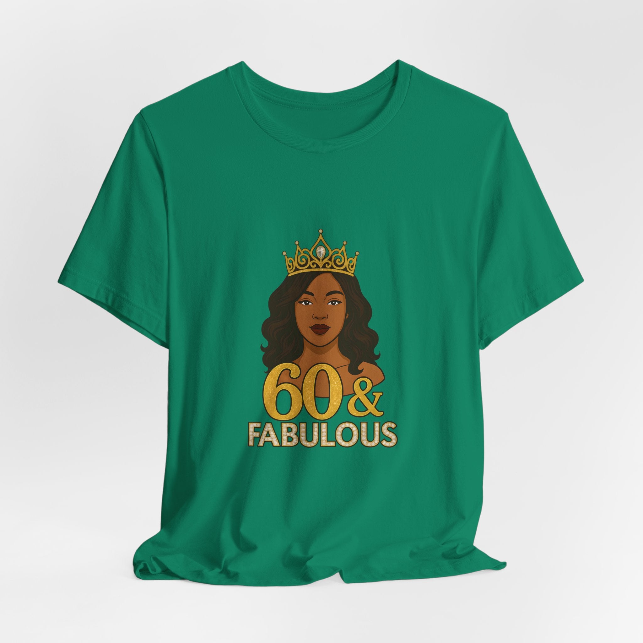 60 & Fabulous Unisex Tee, Birthday Gift Tee, Women's Celebration Shirt, Fun Milestone Birthday Apparel, Perfect for 60th Birthday Party