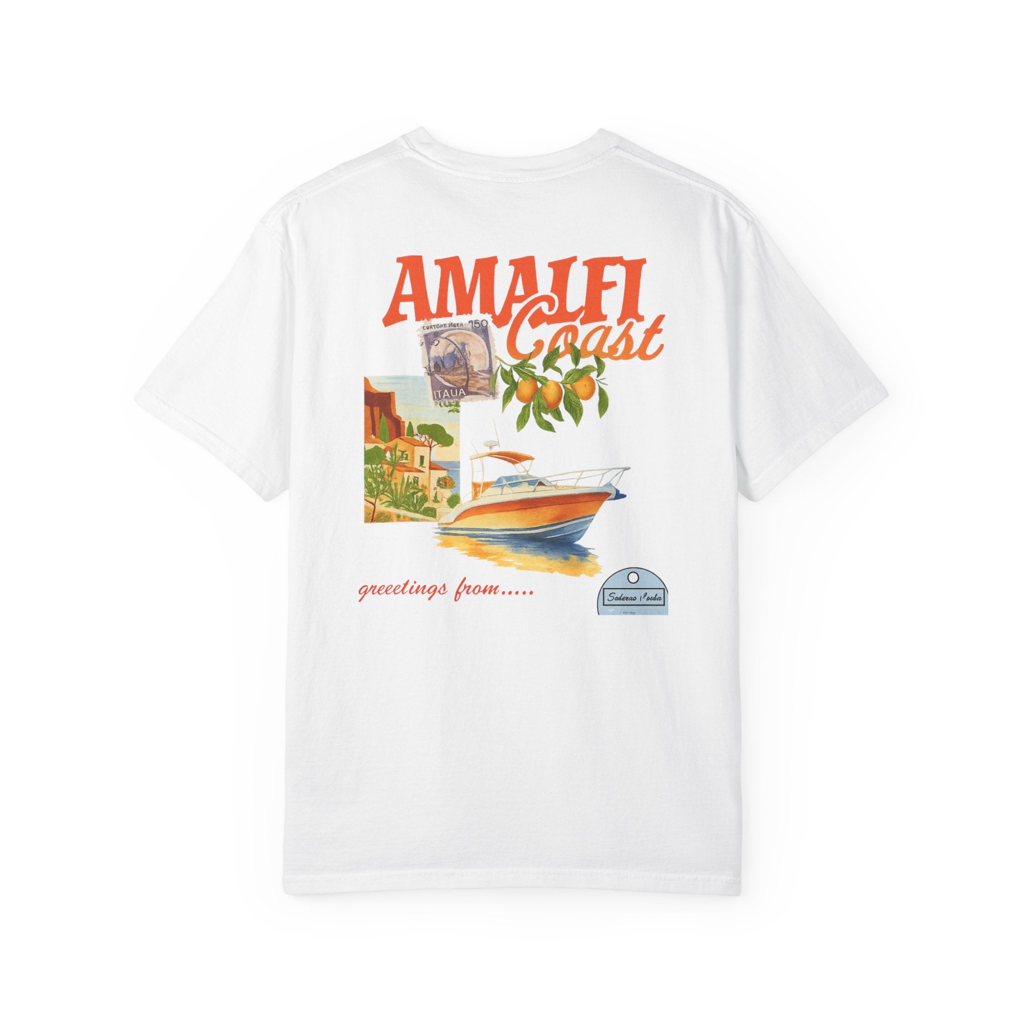 Amalfi Coast Vintage Unisex T-shirt - Stylish Travel Tee for Beach Lovers, Gifts for Her, Casual Summer Wear, Vacation Vibes