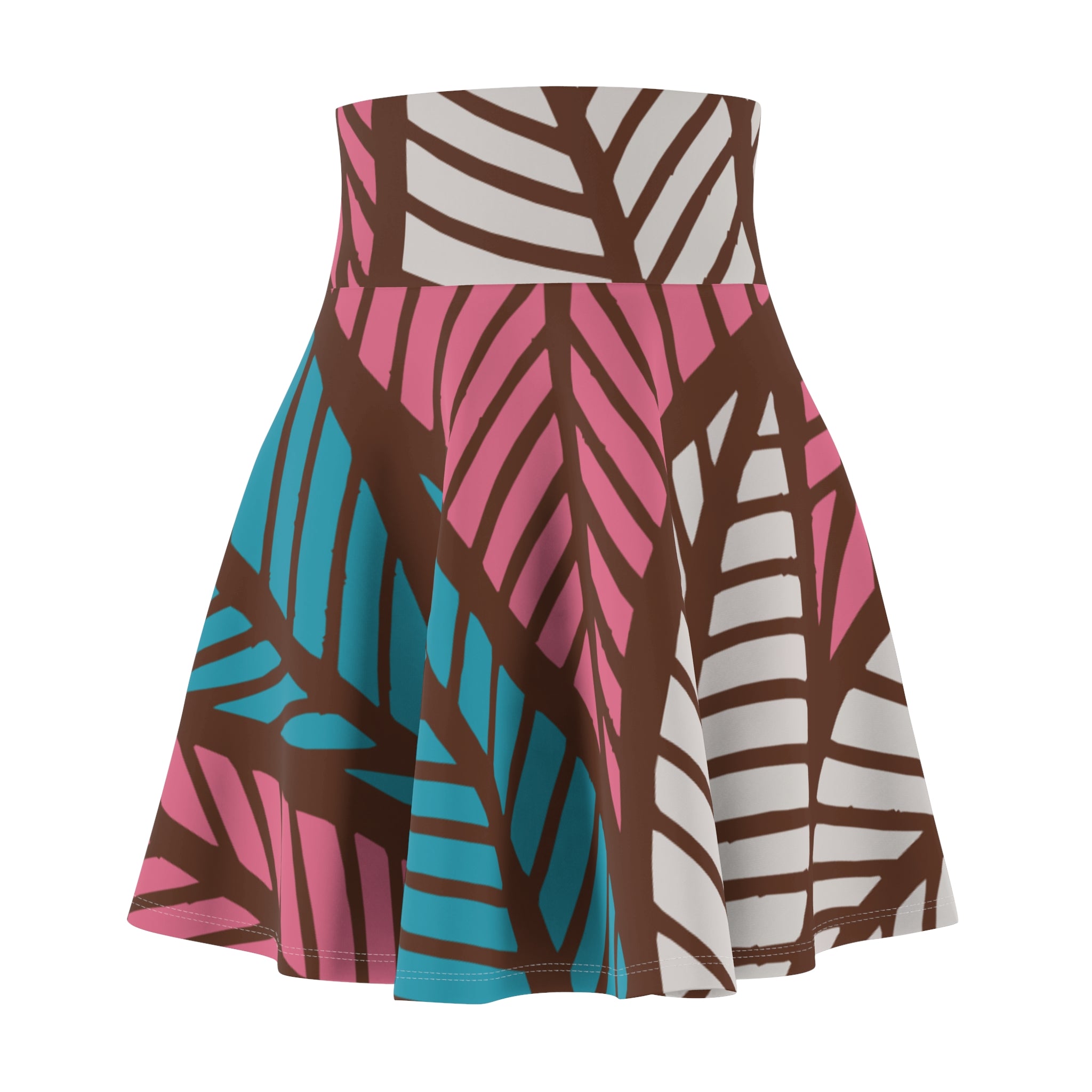 Vibrant Ankara Skater Skirt