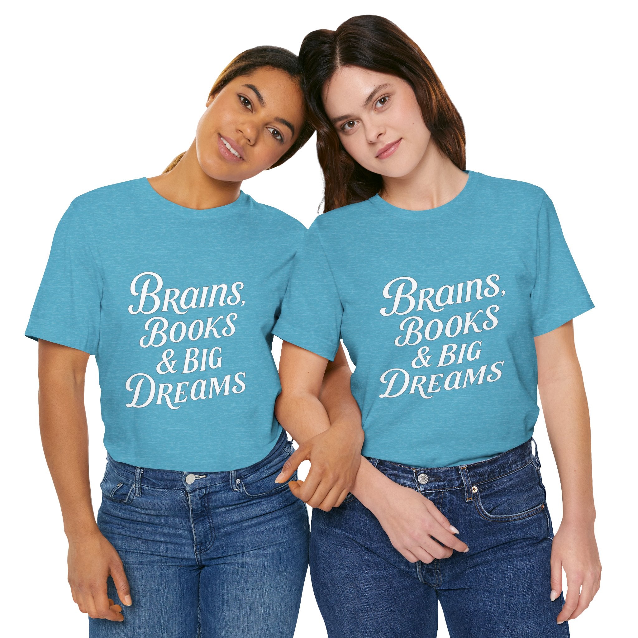 Brainiac Tee, Book Lover Shirt, Big Dreams T-Shirt, Unisex Graphic Top, Intellectual Clothing