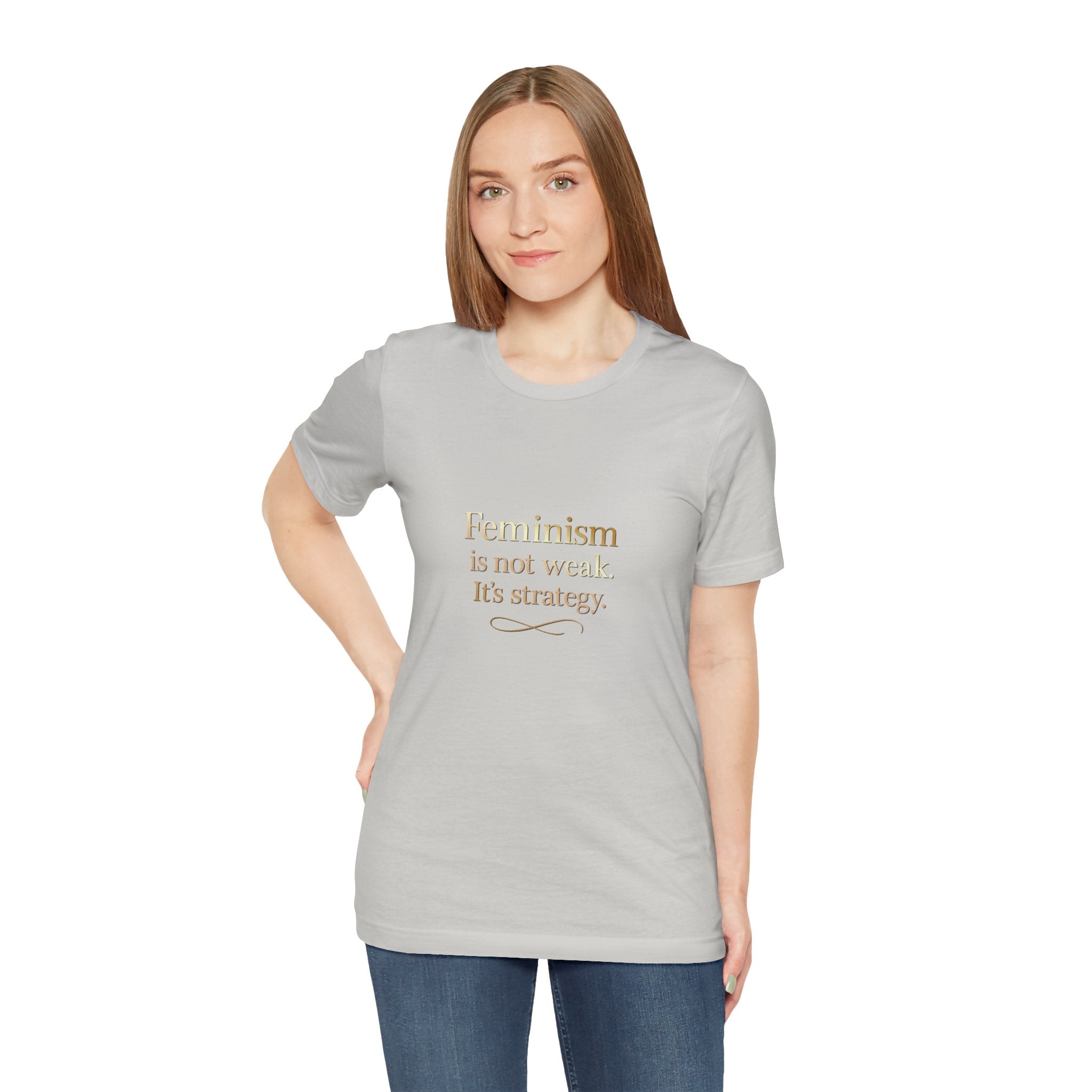 Feminism Is Not Weak Tee Bold Feminist Statement Shirt