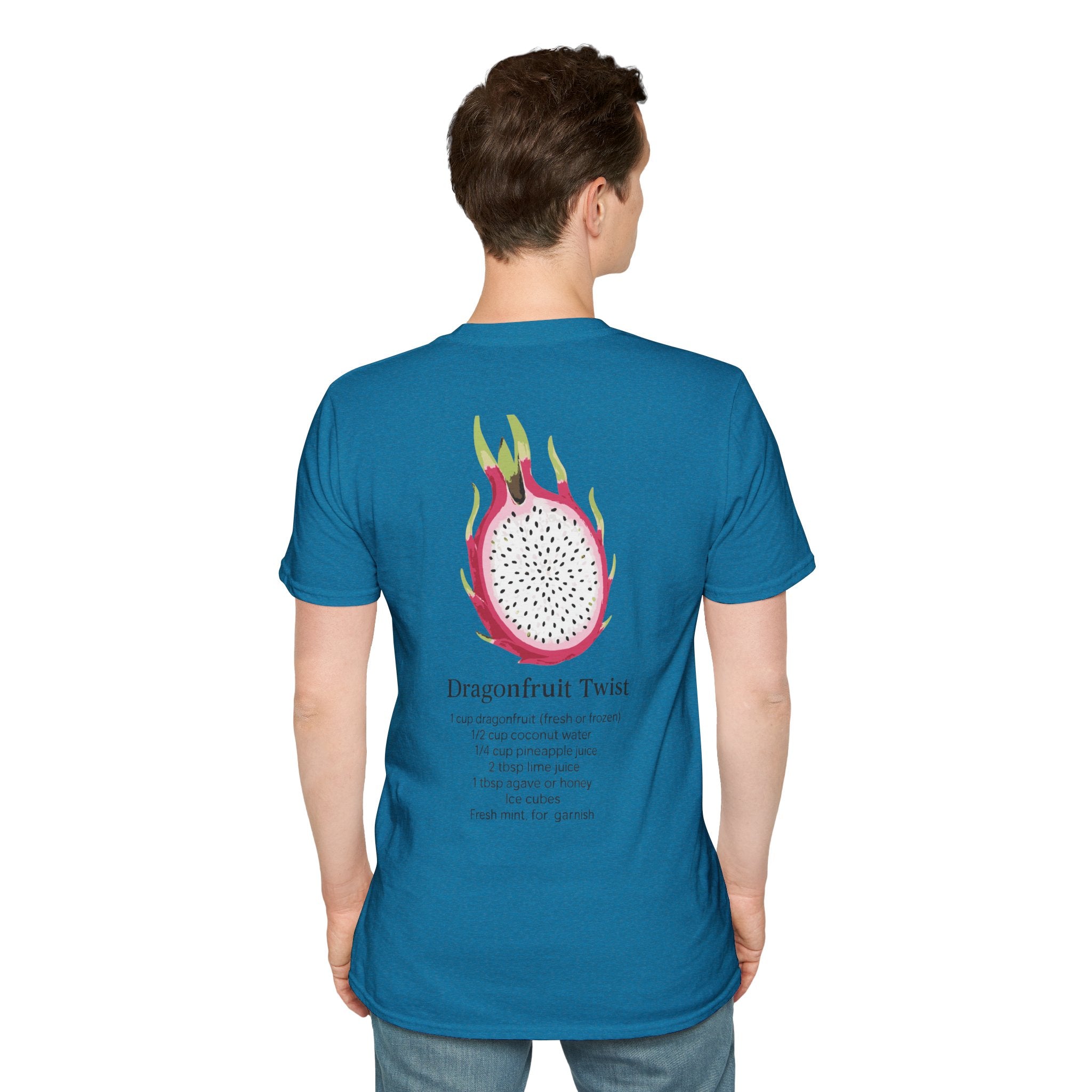 T-Shirt with Dragonfruit Design, Fun Summer Tee, Gift for Fruit Lovers, Cute Casual Wear, Vacation Outfit, Foodie Fashion