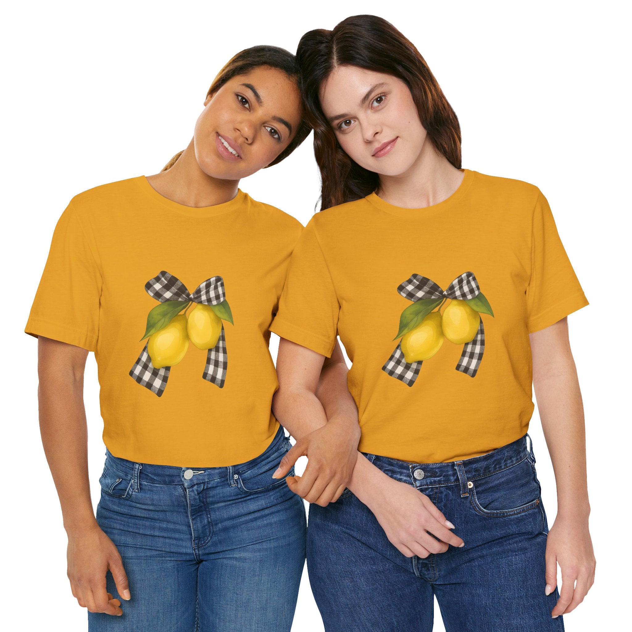 Lemon Print Unisex Tee - Perfect for Summer Parties, Gifts, Everyday wear, Festivals, and Home Decor