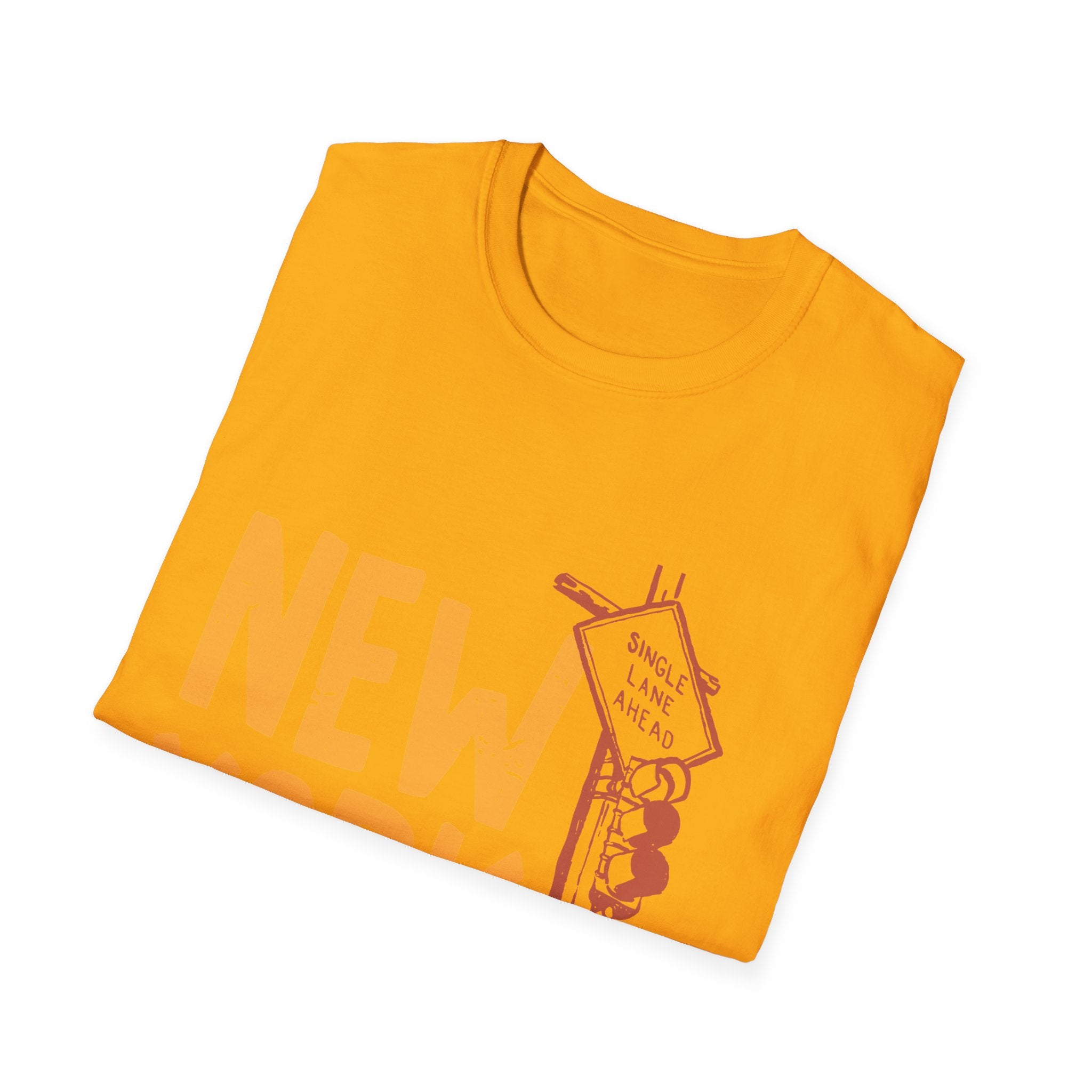 New York Skyline Unisex Softstyle T-Shirt, City Apparel, Travel Shirt, Gift for NYC Lovers, Casual Wear, Summer Fashion