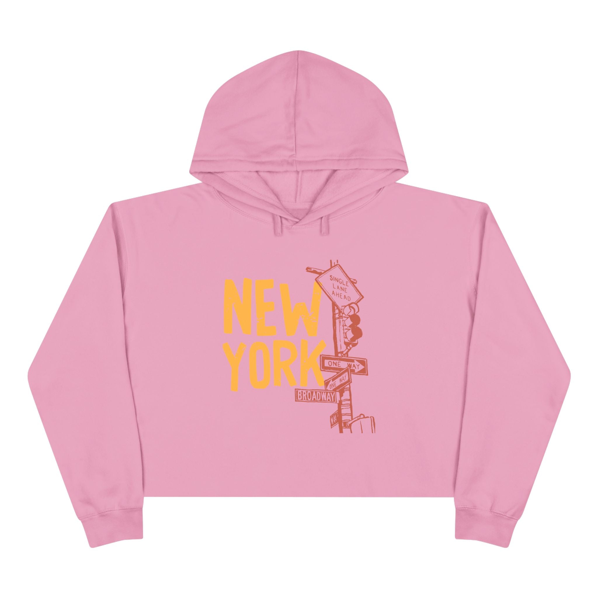 New York City Crop Hoodie, Urban Streetwear, Gift for Travelers, Summer Layer, Vacation Outfit, Cool Trendy Apparel