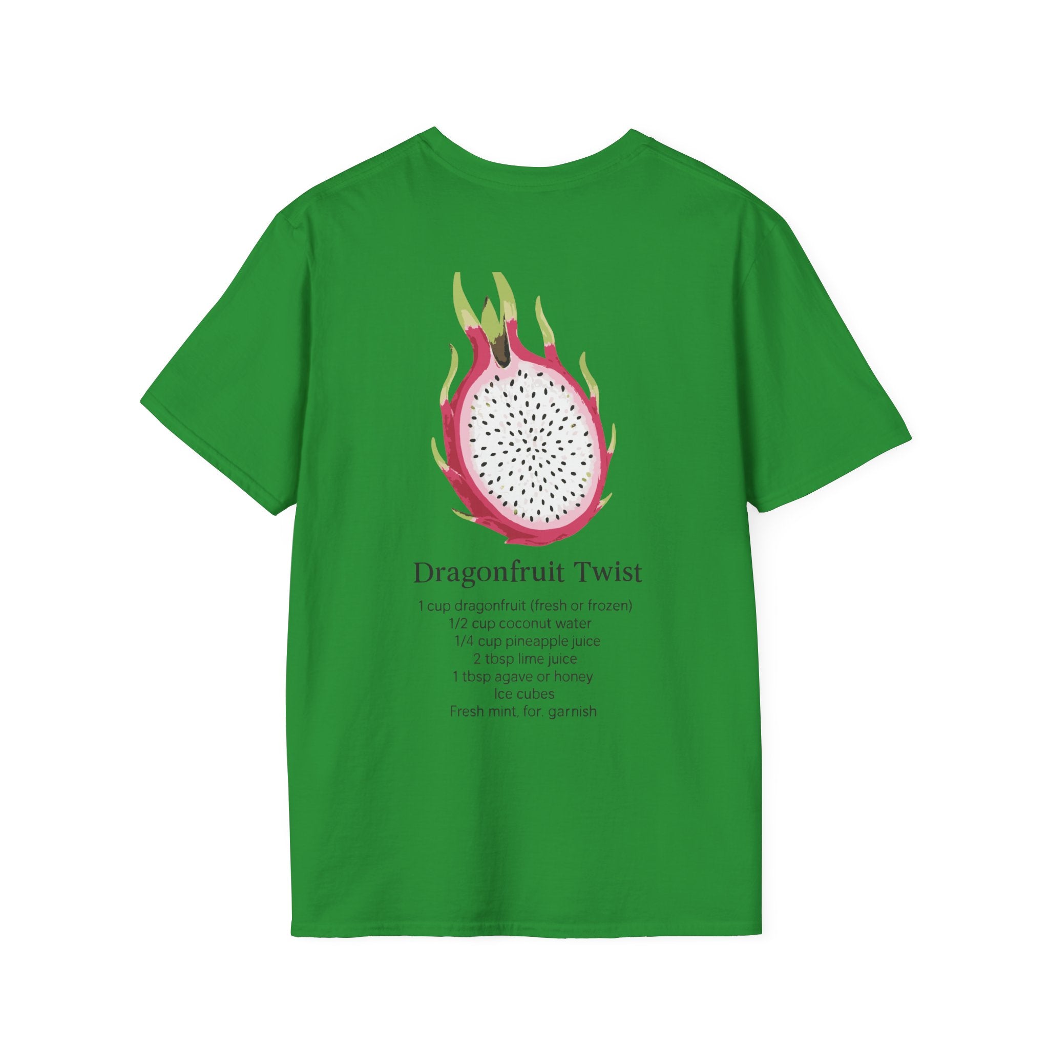 T-Shirt with Dragonfruit Design, Fun Summer Tee, Gift for Fruit Lovers, Cute Casual Wear, Vacation Outfit, Foodie Fashion