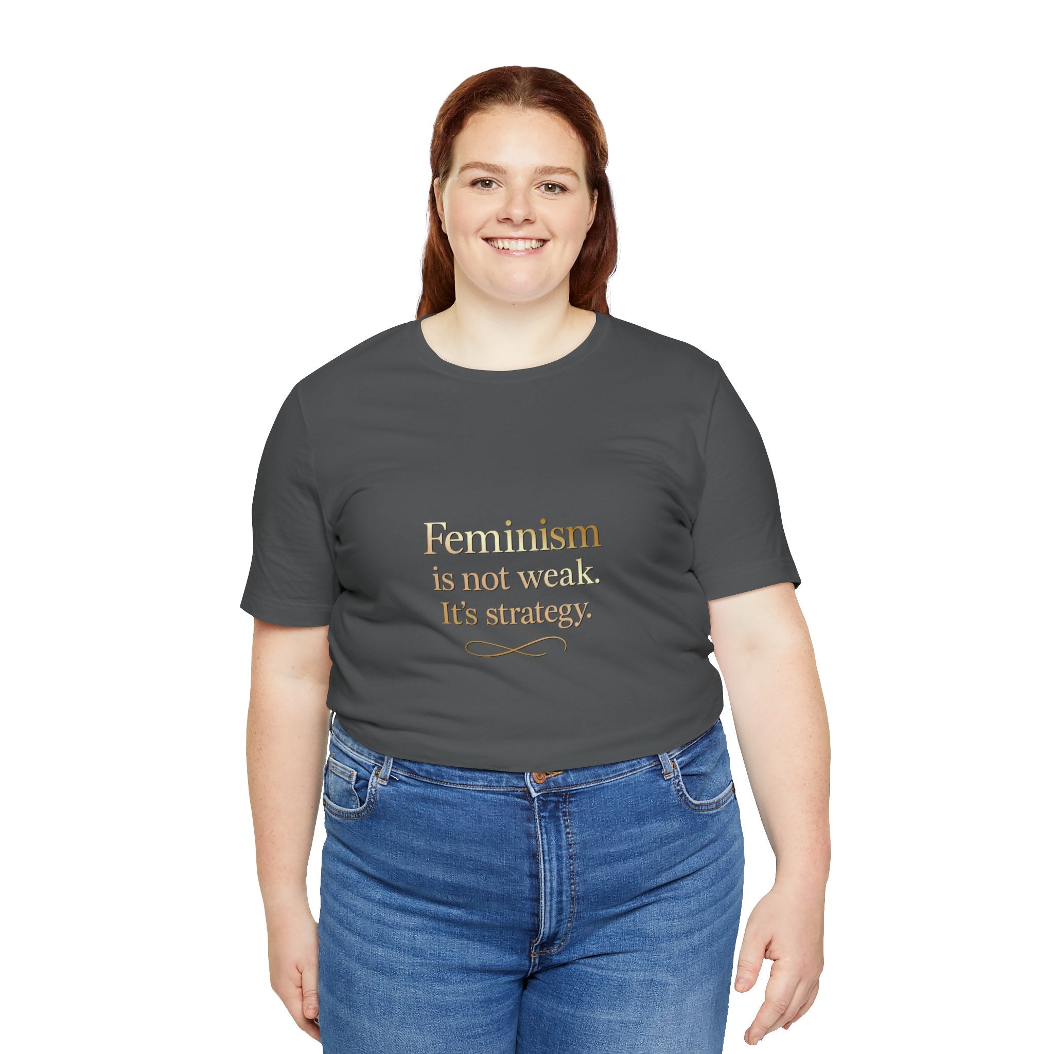 Feminism Is Not Weak Tee Bold Feminist Statement Shirt