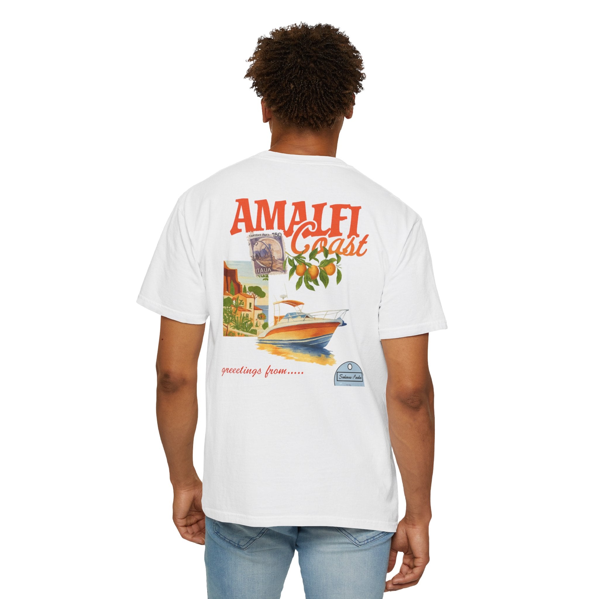 Amalfi Coast Vintage Unisex T-shirt - Stylish Travel Tee for Beach Lovers, Gifts for Her, Casual Summer Wear, Vacation Vibes