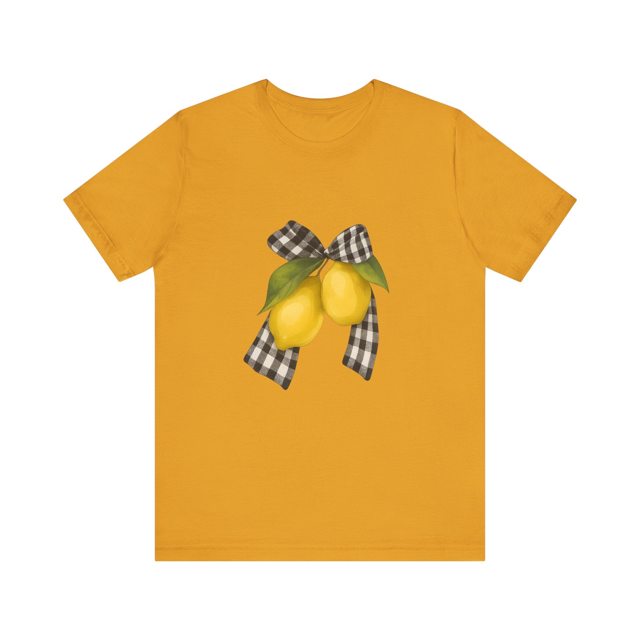 Lemon Print Unisex Tee - Perfect for Summer Parties, Gifts, Everyday wear, Festivals, and Home Decor