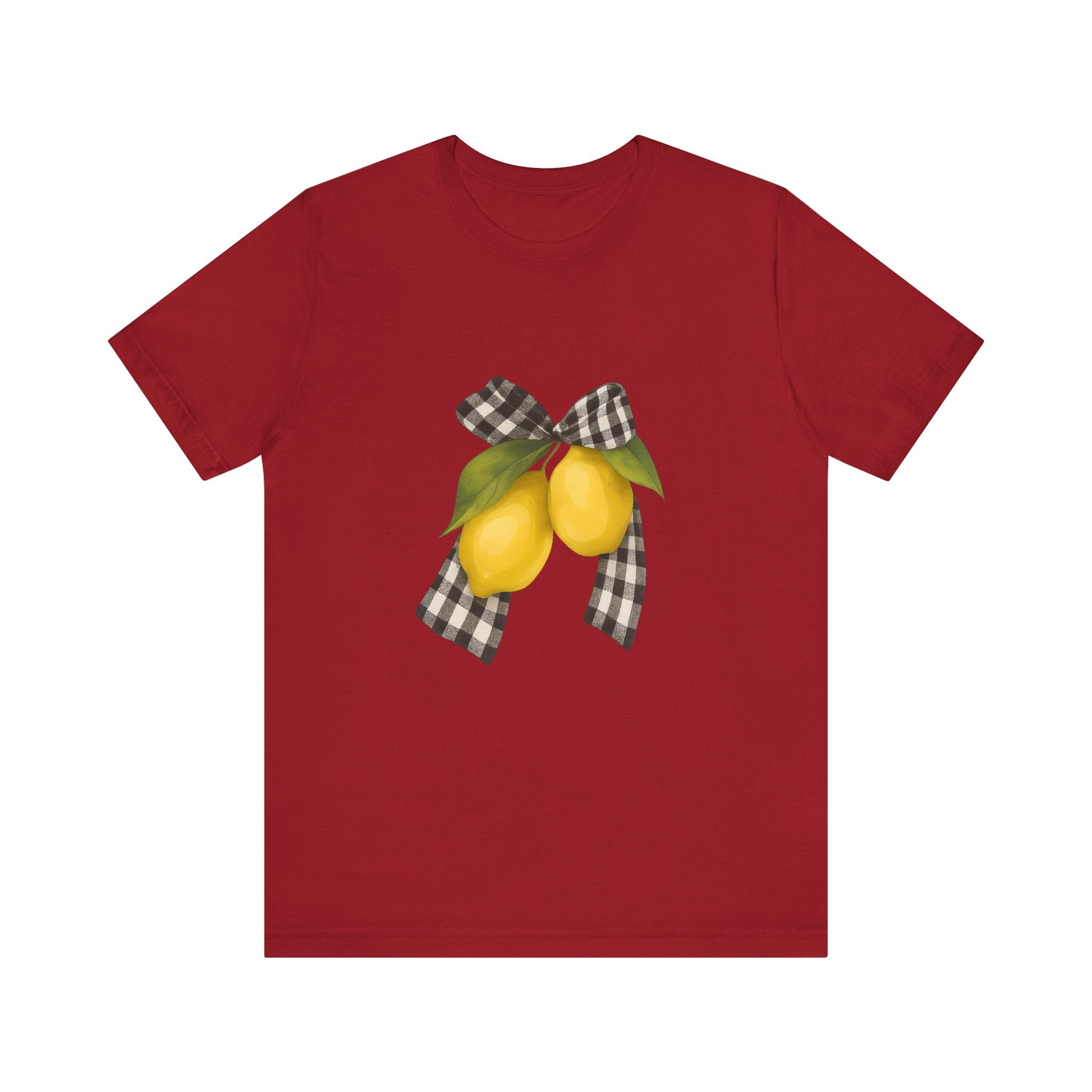 Lemon Print Unisex Tee - Perfect for Summer Parties, Gifts, Everyday wear, Festivals, and Home Decor