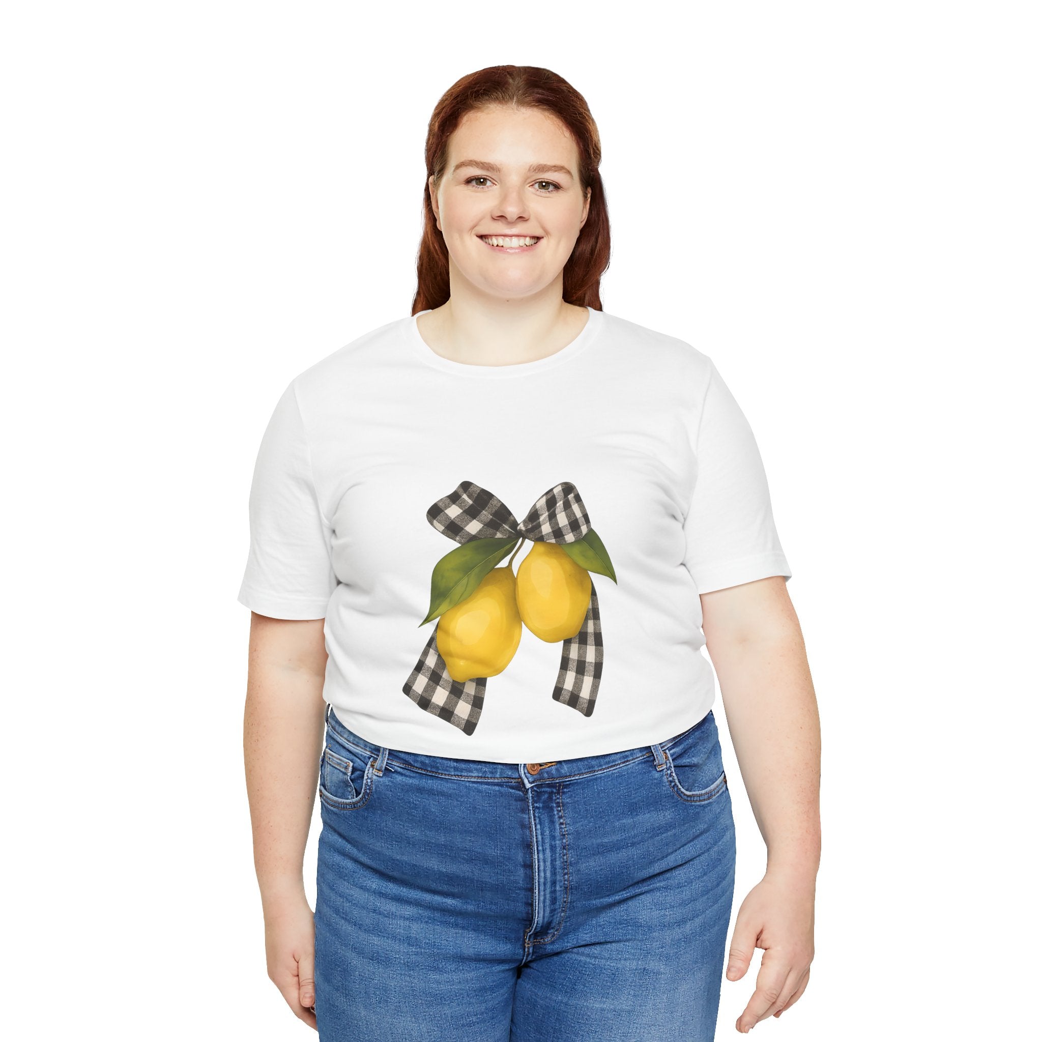 Lemon Print Unisex Tee - Perfect for Summer Parties, Gifts, Everyday wear, Festivals, and Home Decor