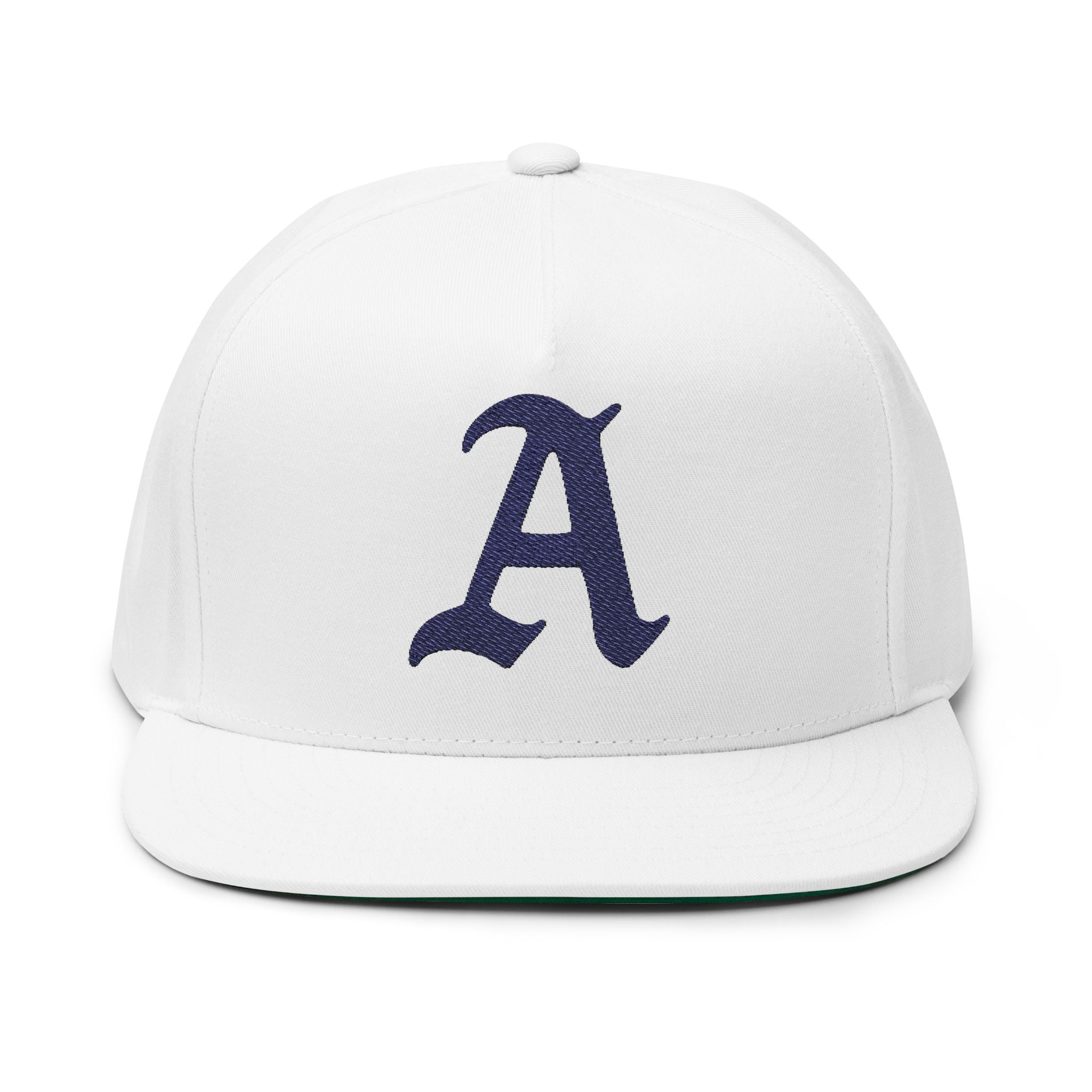 Stylish Flat Bill Cap - Custom Embroidered Hat, Trendy Snapback, Sportswear, Gift for Him, Accessory for All Occasions