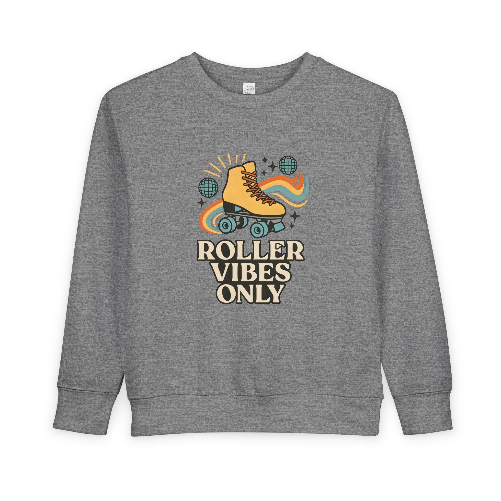 Toddler Roller Skating Sweatshirt, Cozy Toddler Hoodie, Skate Vibes Gift, Trendy Kids Apparel, Retro Roller Rink Style