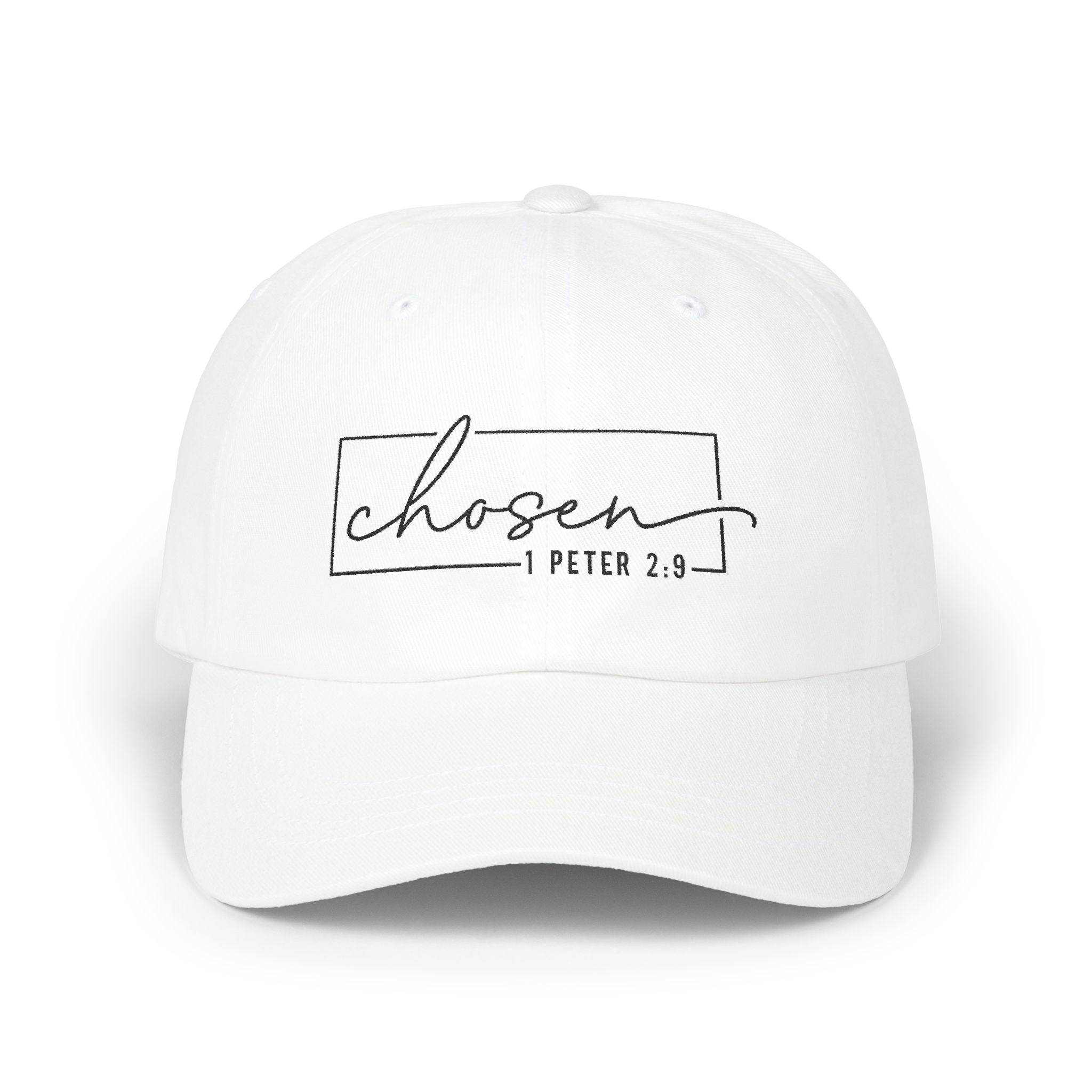 Chosen Classic Dad Cap - Faith-Based Hat for Everyday Wear, Perfect Gift for Father's Day, Graduation, or Any Occasion