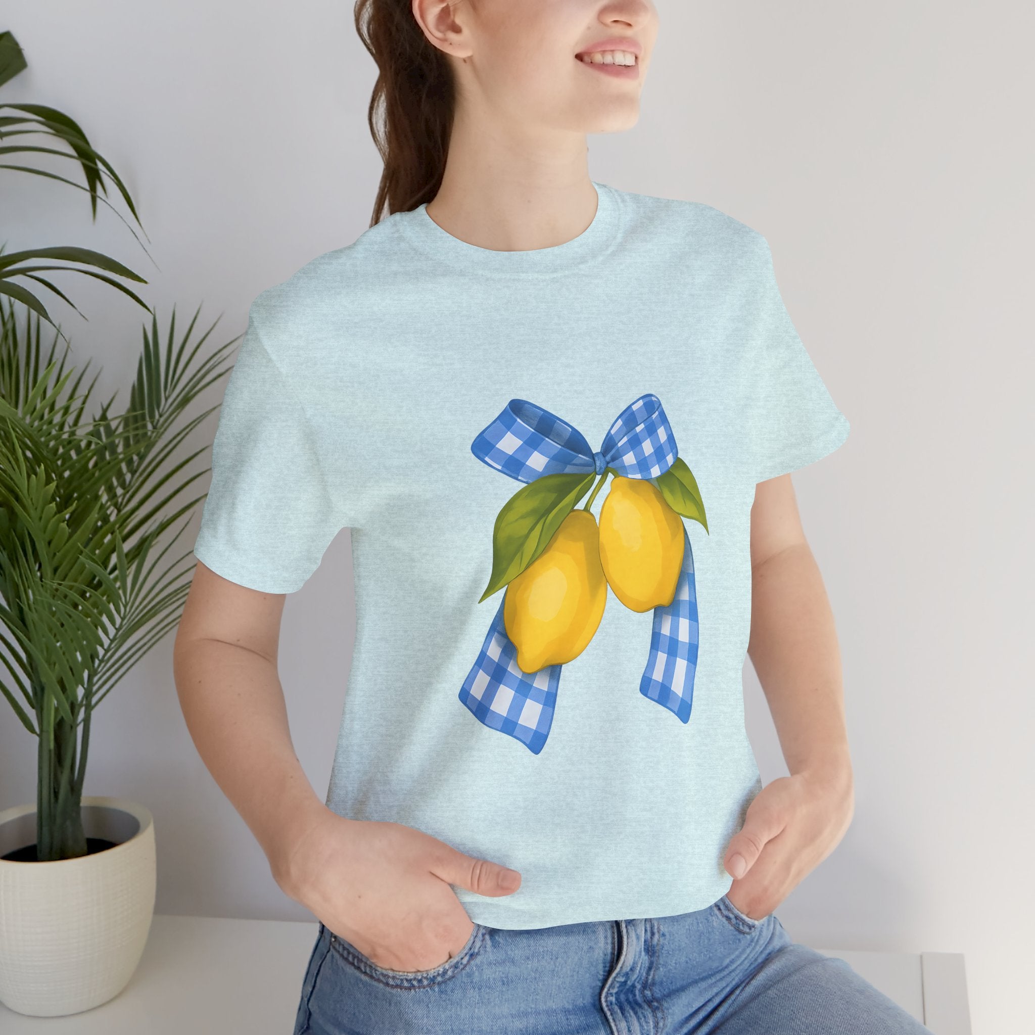 Lemon Blossom Unisex Tee - Summer Vibes, Farmhouse Style, Gifts for Her, Casual Wear, Garden Party Attire