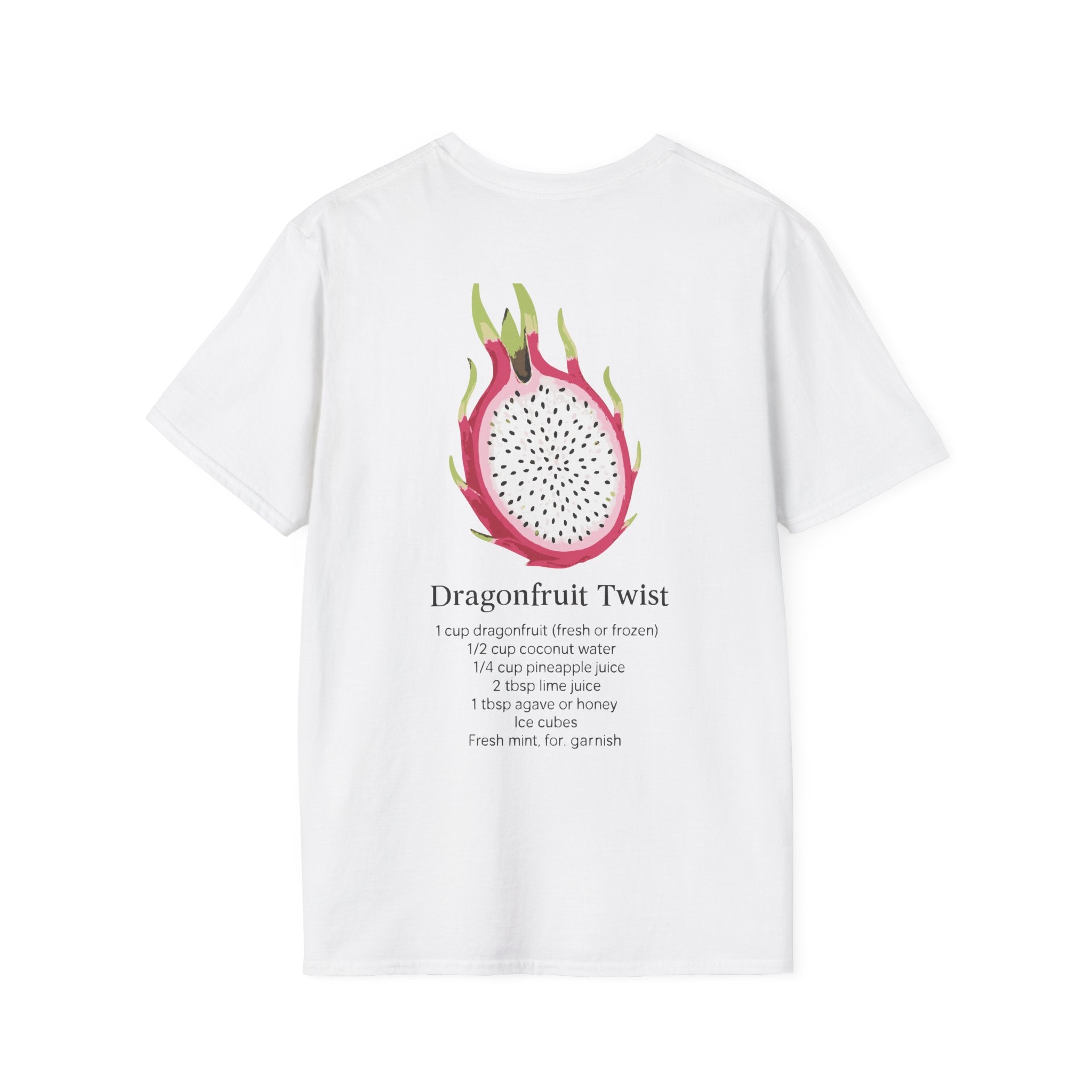 T-Shirt with Dragonfruit Design, Fun Summer Tee, Gift for Fruit Lovers, Cute Casual Wear, Vacation Outfit, Foodie Fashion