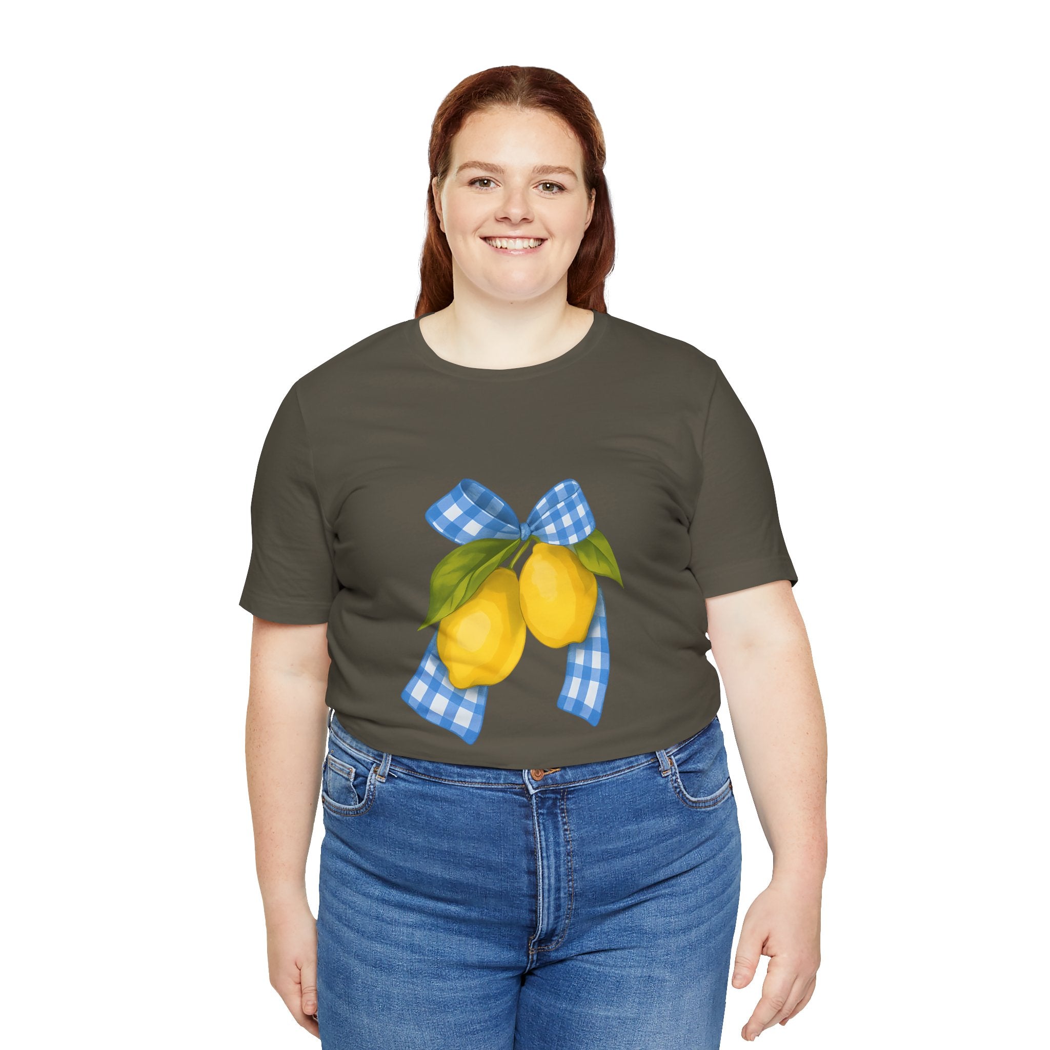 Lemon Blossom Unisex Tee - Summer Vibes, Farmhouse Style, Gifts for Her, Casual Wear, Garden Party Attire