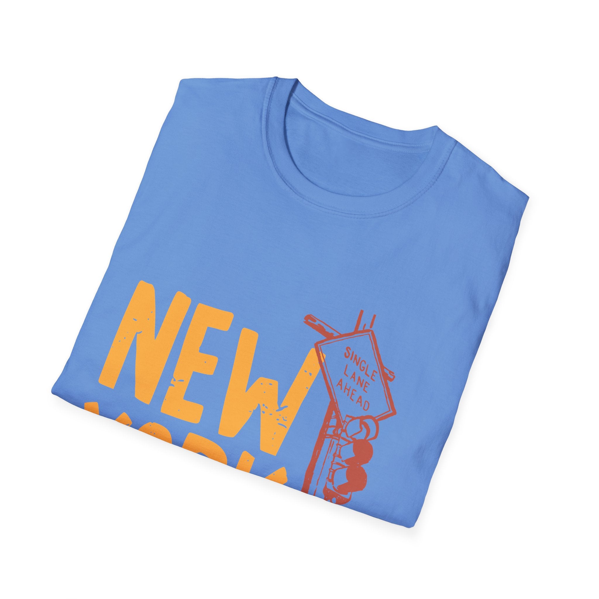 New York Skyline Unisex Softstyle T-Shirt, City Apparel, Travel Shirt, Gift for NYC Lovers, Casual Wear, Summer Fashion