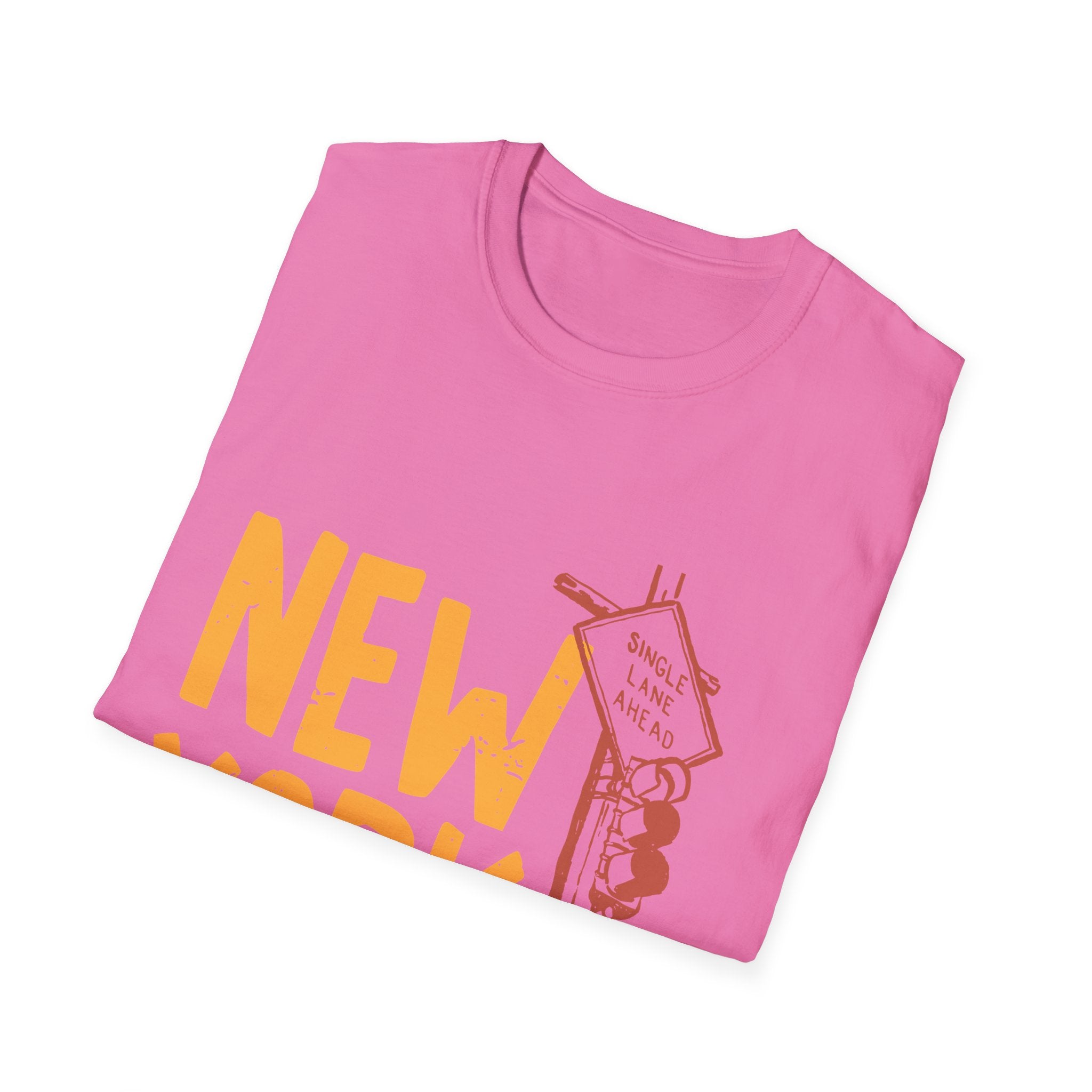 New York Skyline Unisex Softstyle T-Shirt, City Apparel, Travel Shirt, Gift for NYC Lovers, Casual Wear, Summer Fashion