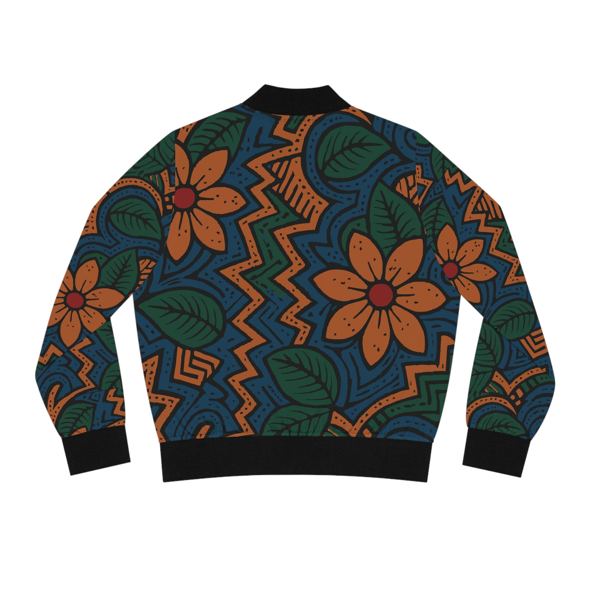 Vibrant Ankara Women's Bomber Jacket, Cool Streetwear, Stylish Layering, Unique Gift, Perfect for Spring, Everyday Fashion