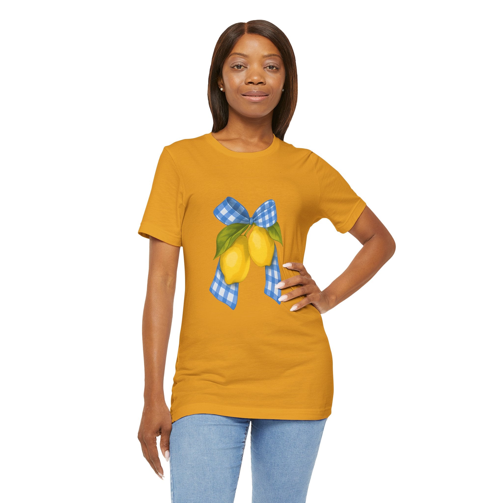 Lemon Blossom Unisex Tee - Summer Vibes, Farmhouse Style, Gifts for Her, Casual Wear, Garden Party Attire