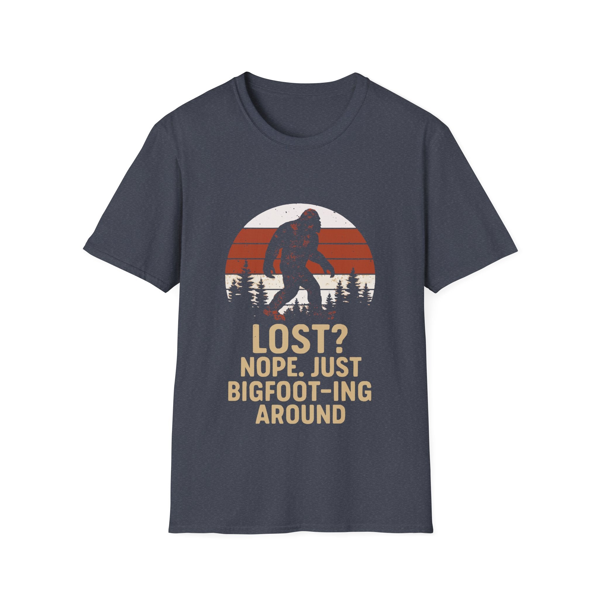 Bigfoot Adventure T-Shirt - Fun Unisex Tee for Nature Lovers, Casual Wear, Gift for Outdoorsy Friends, Hiking Gear, Unique Apparel