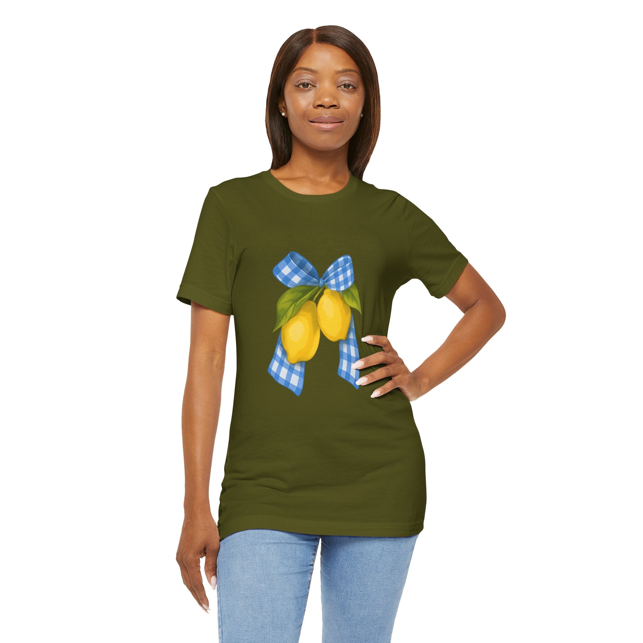 Lemon Blossom Unisex Tee - Summer Vibes, Farmhouse Style, Gifts for Her, Casual Wear, Garden Party Attire