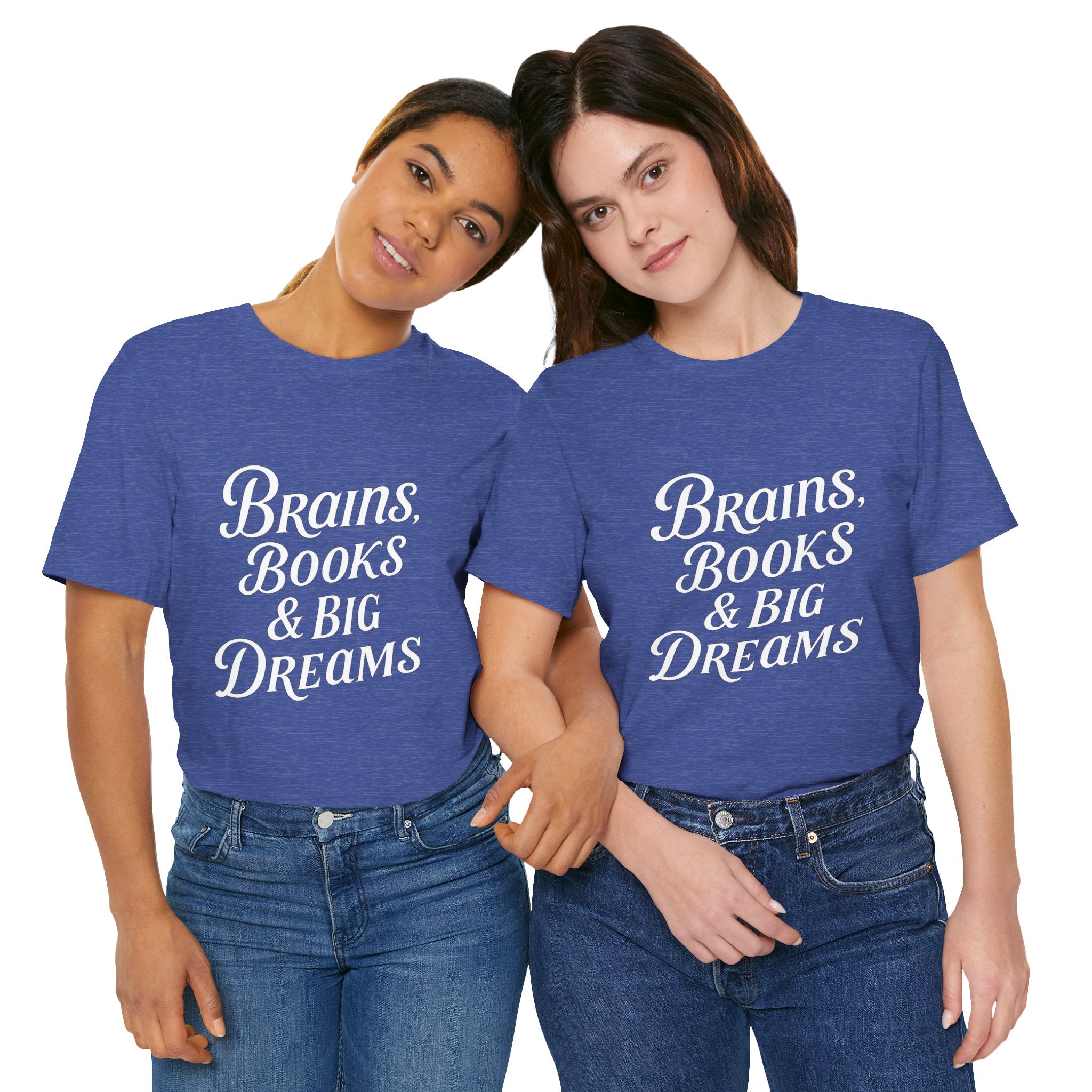 Brainiac Tee, Book Lover Shirt, Big Dreams T-Shirt, Unisex Graphic Top, Intellectual Clothing