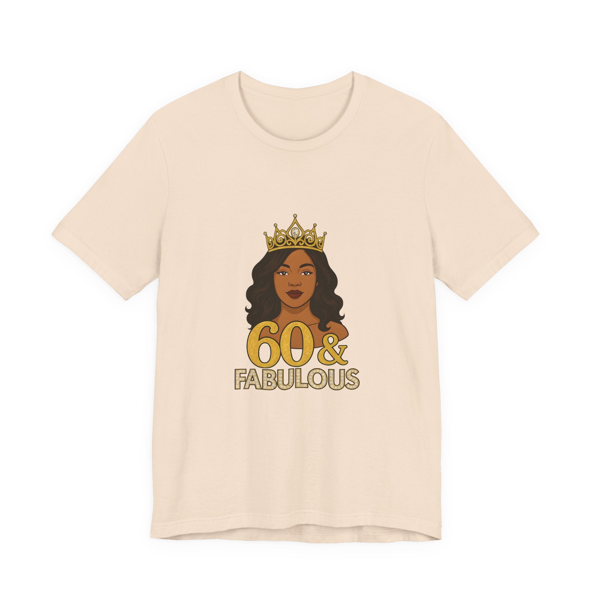 60 & Fabulous Unisex Tee, Birthday Gift Tee, Women's Celebration Shirt, Fun Milestone Birthday Apparel, Perfect for 60th Birthday Party