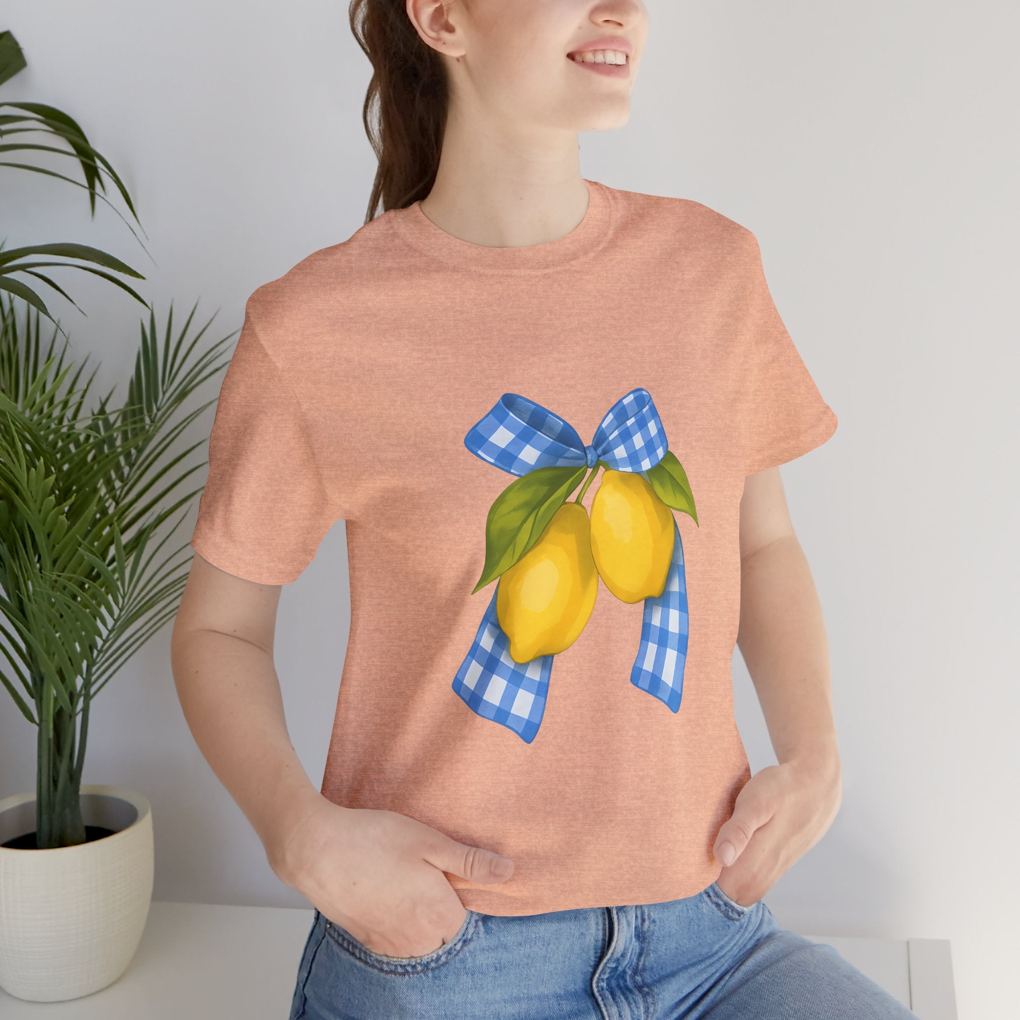 Lemon Blossom Unisex Tee - Summer Vibes, Farmhouse Style, Gifts for Her, Casual Wear, Garden Party Attire