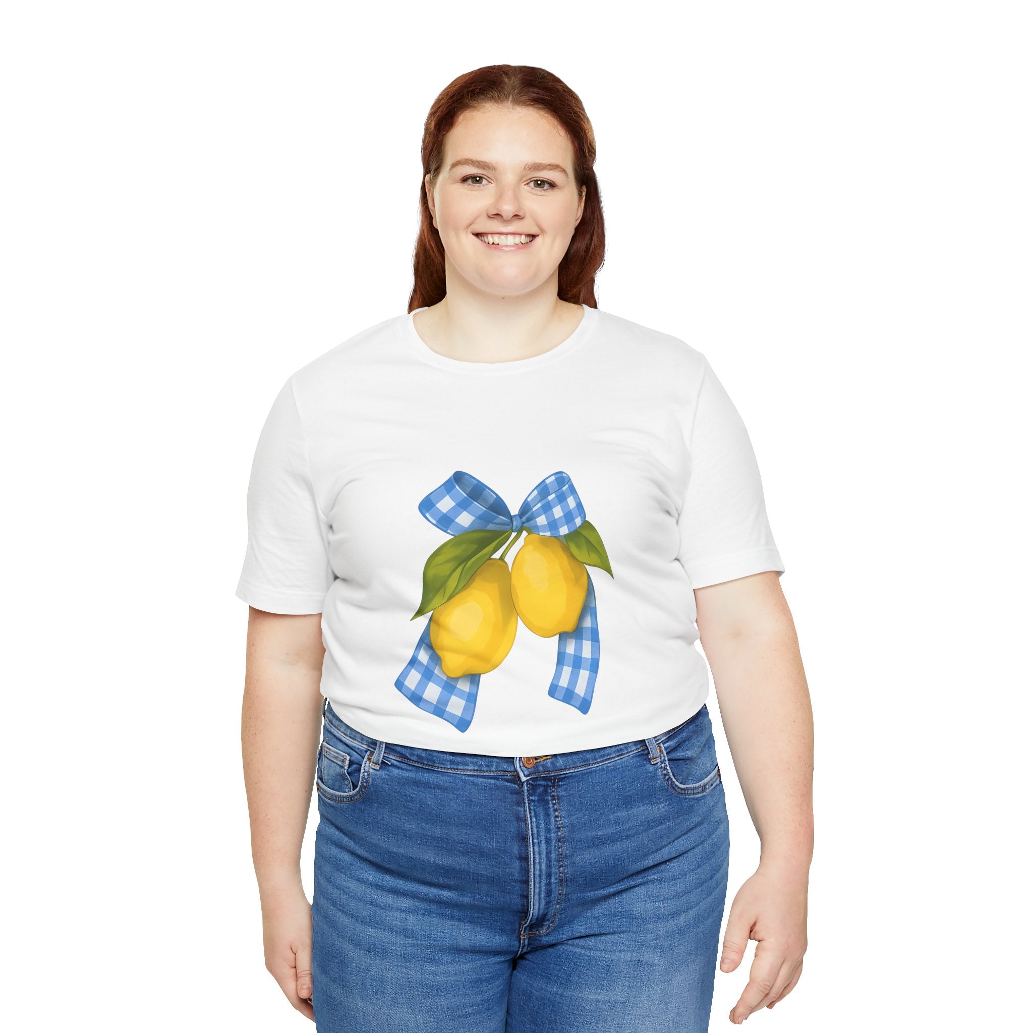 Lemon Blossom Unisex Tee - Summer Vibes, Farmhouse Style, Gifts for Her, Casual Wear, Garden Party Attire