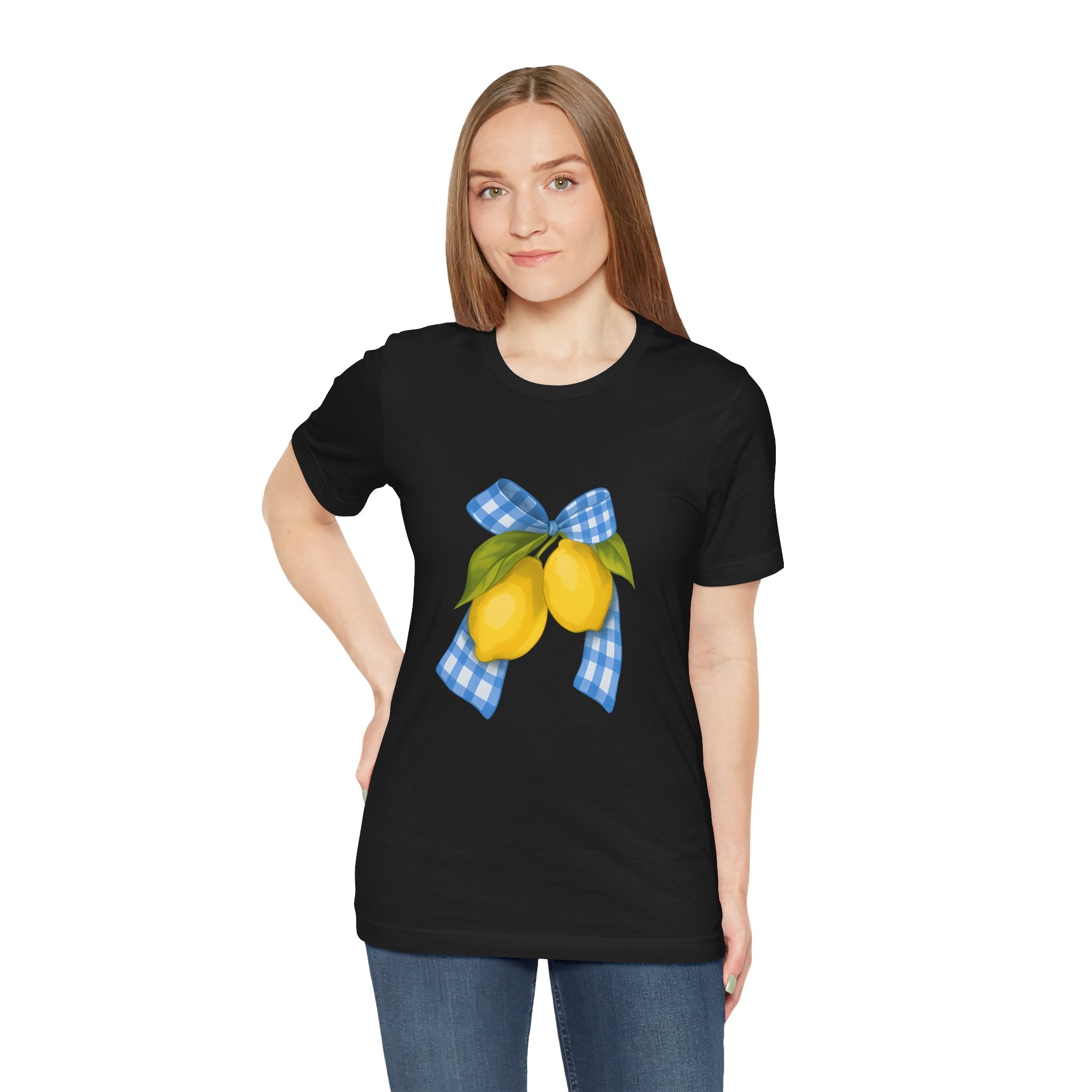 Lemon Blossom Unisex Tee - Summer Vibes, Farmhouse Style, Gifts for Her, Casual Wear, Garden Party Attire