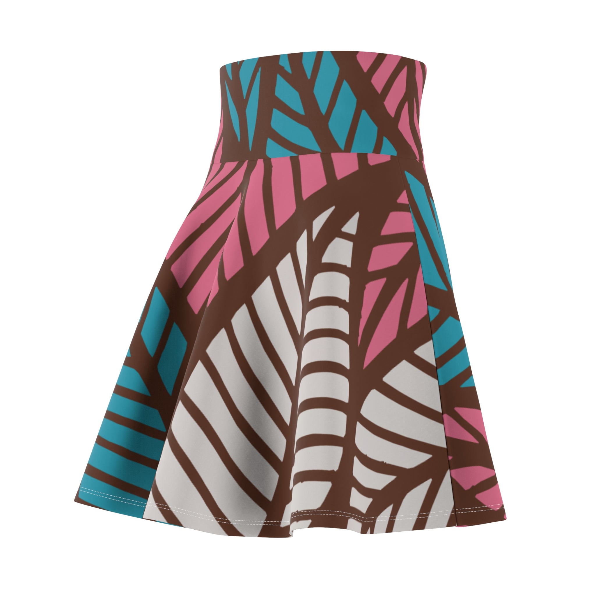Vibrant Ankara Skater Skirt